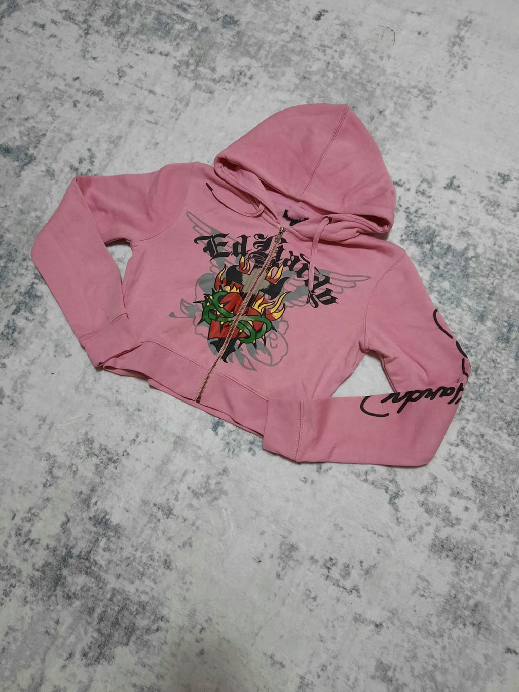 ed hardy pink jacket y2k L