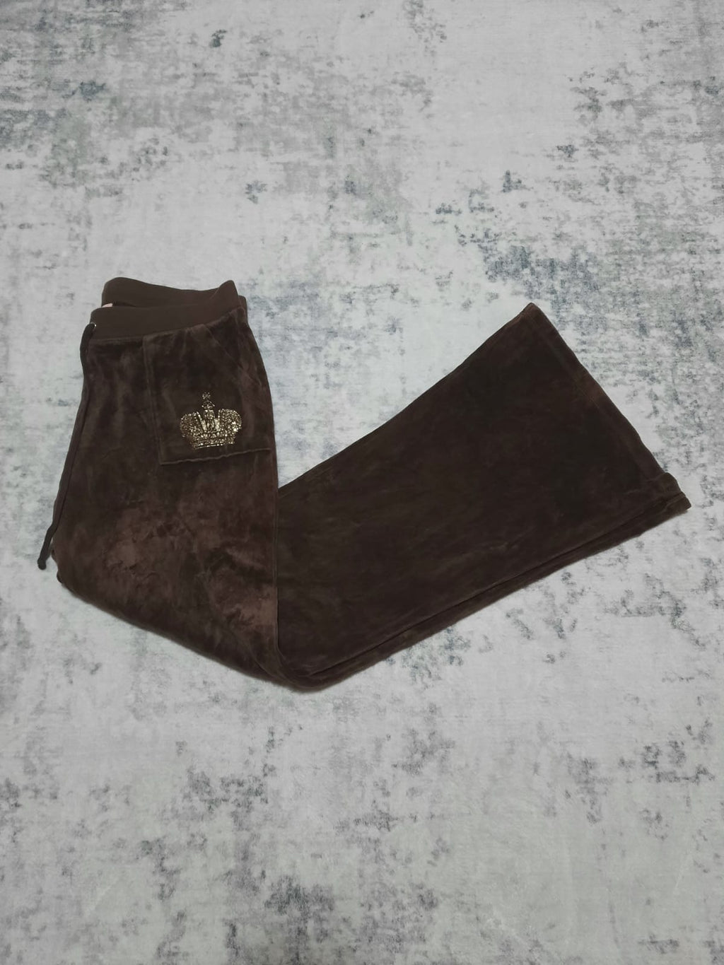 juicy couture dark brown pants bootcut y2k S