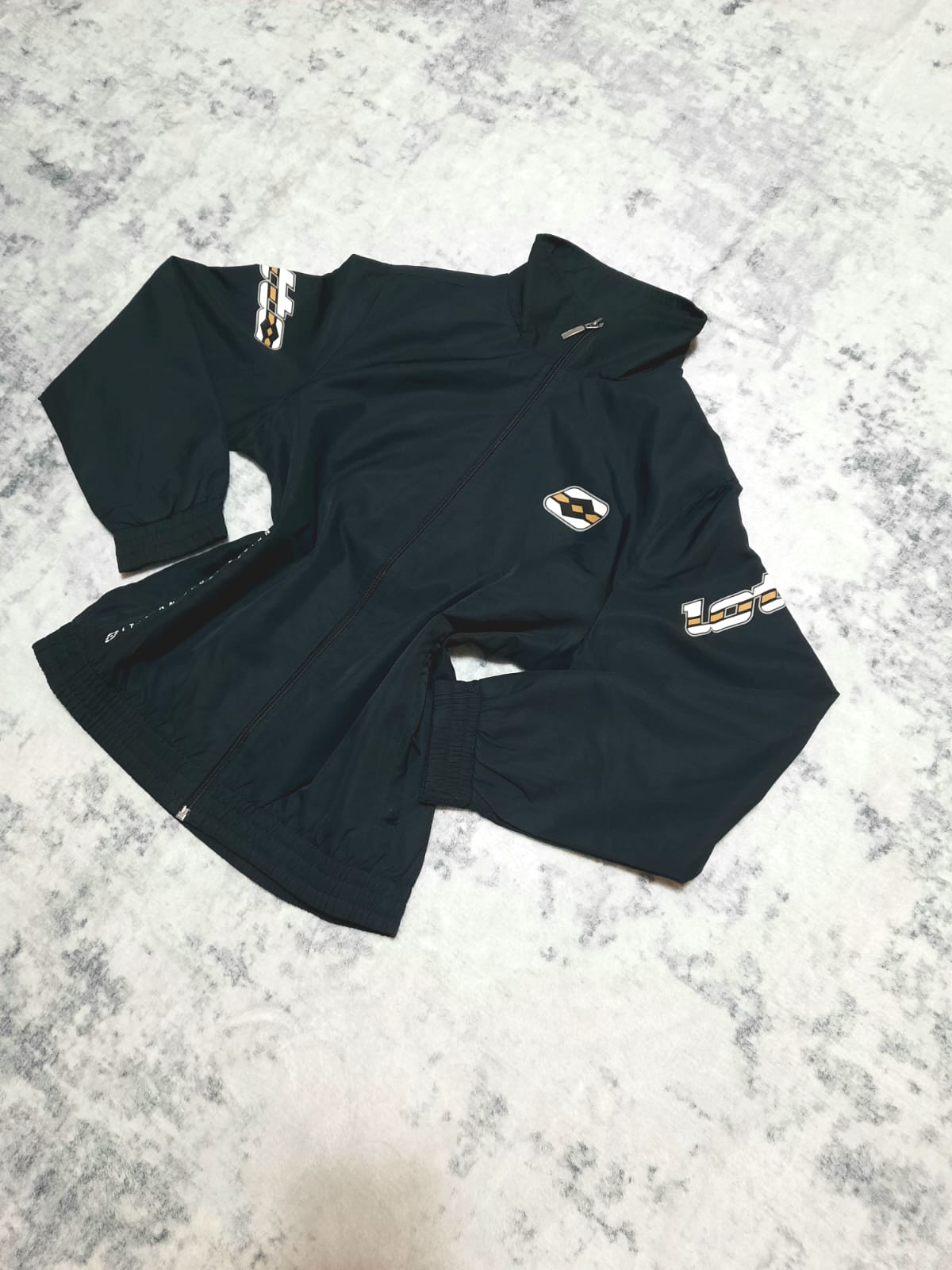 Jacket Women Black Lotto Retro M