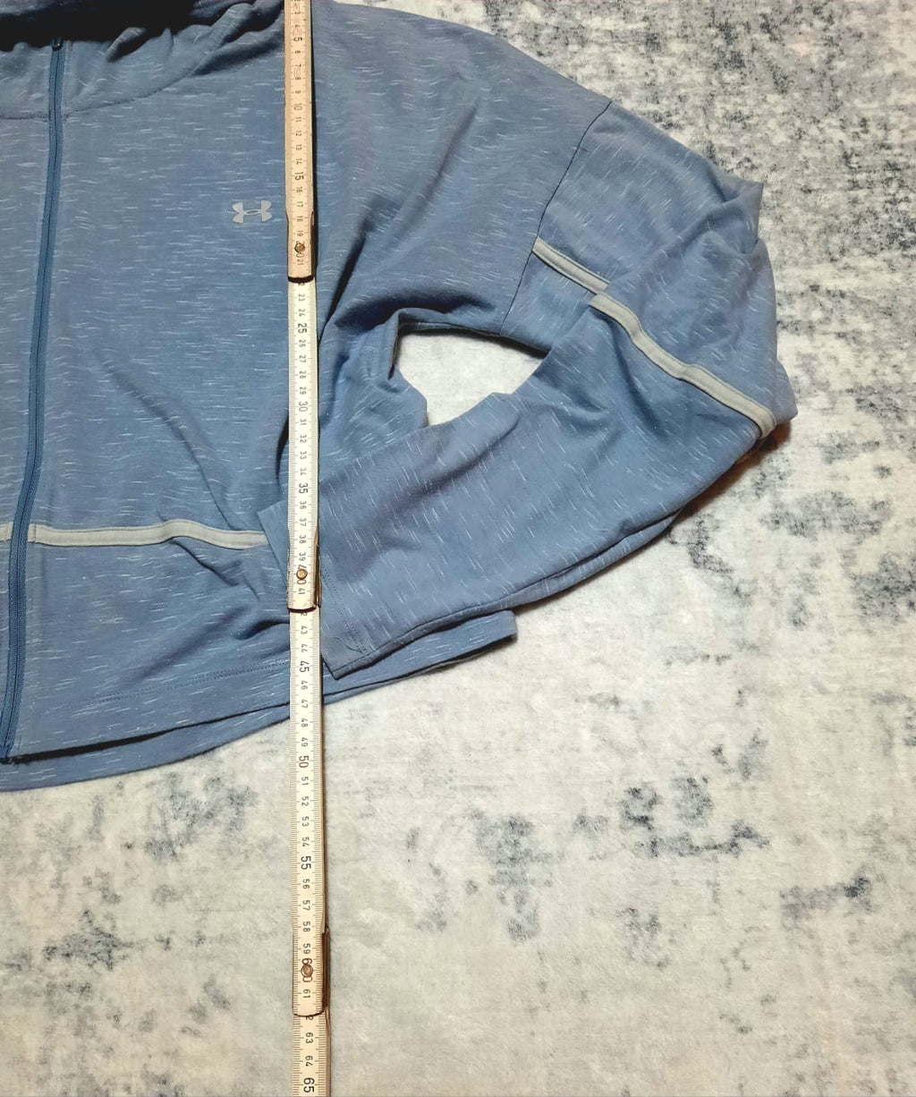 Jacket Retro Light Blue and White Under Armour XL