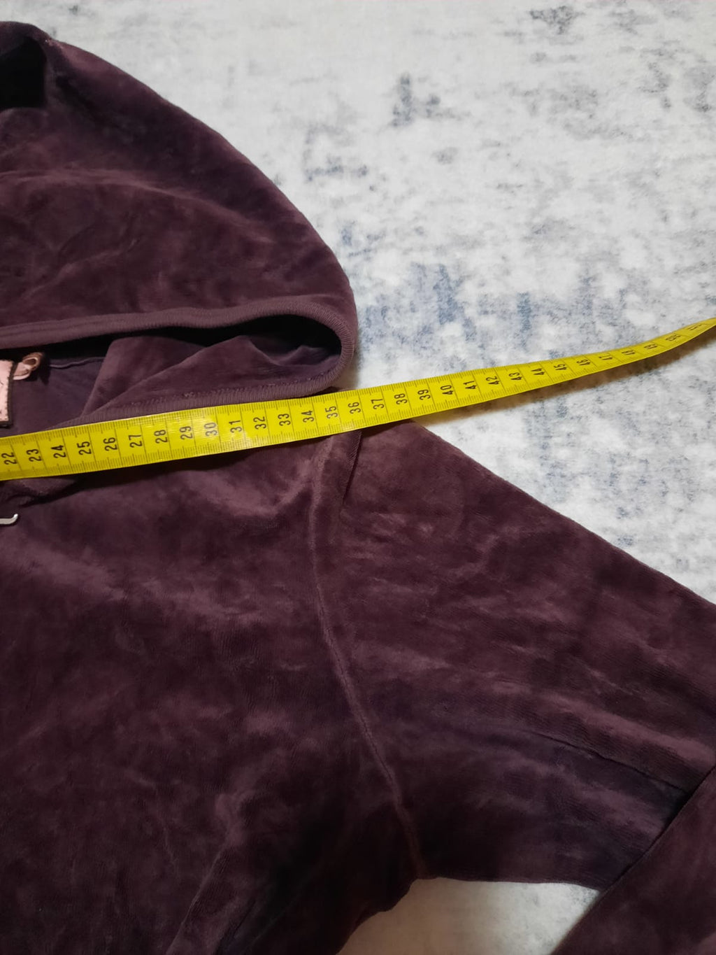 juicy couture dark purple hoodie zip y2k M