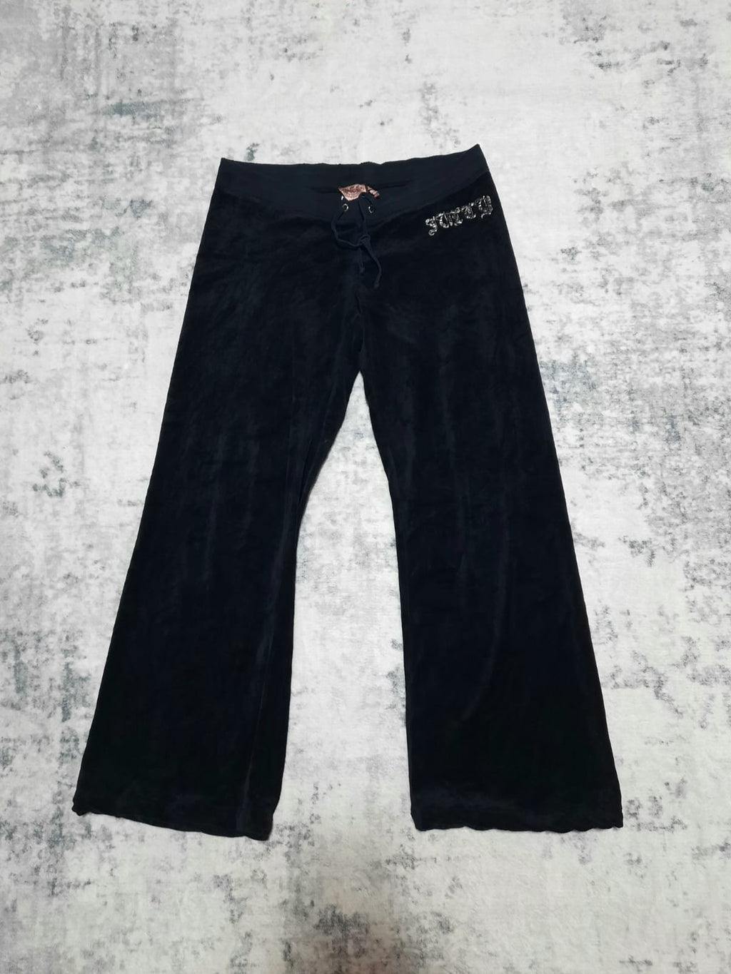 juicy couture black pants regular y2k M
