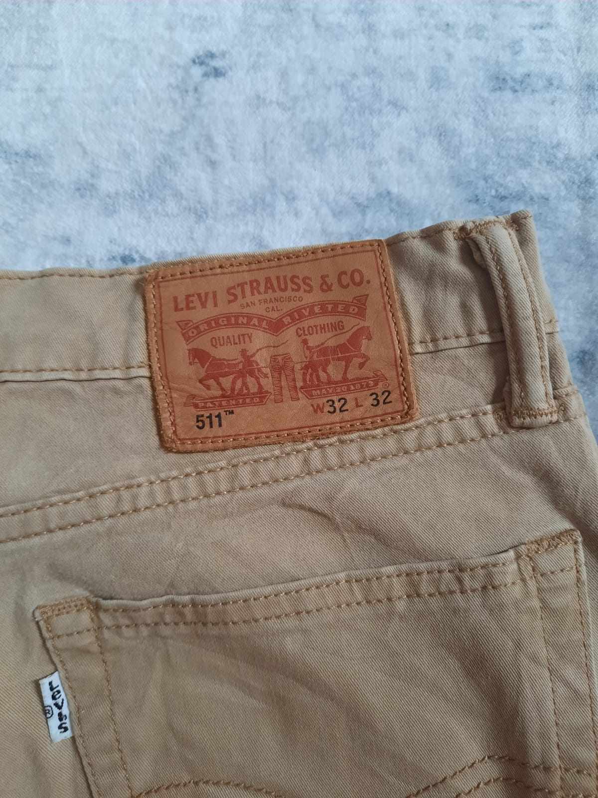 Pants Levi's Beige Vintage