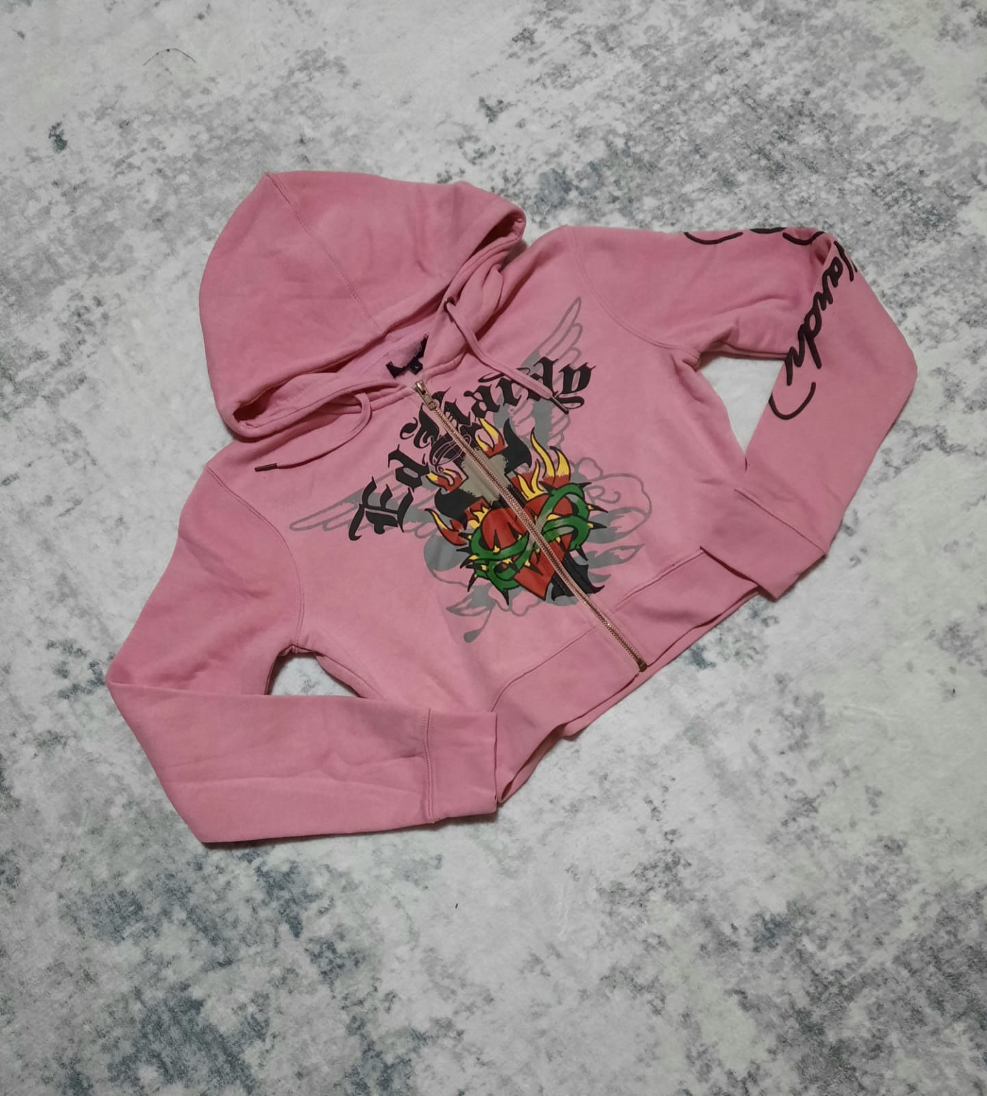 ed hardy pink jacket y2k L