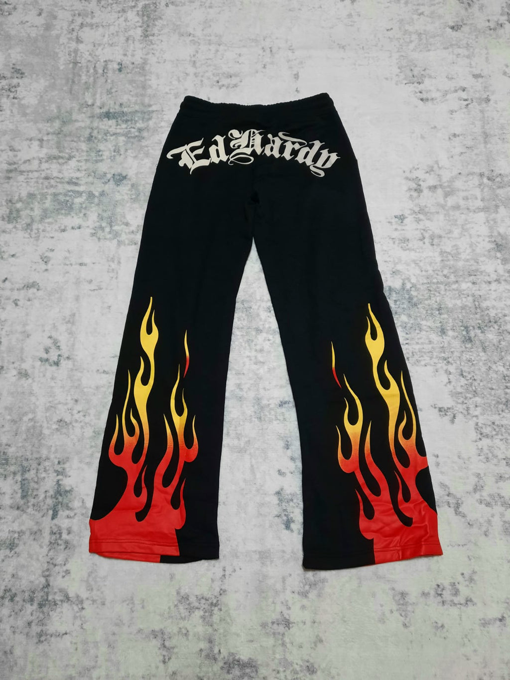 ed hardy black trackpants y2k S