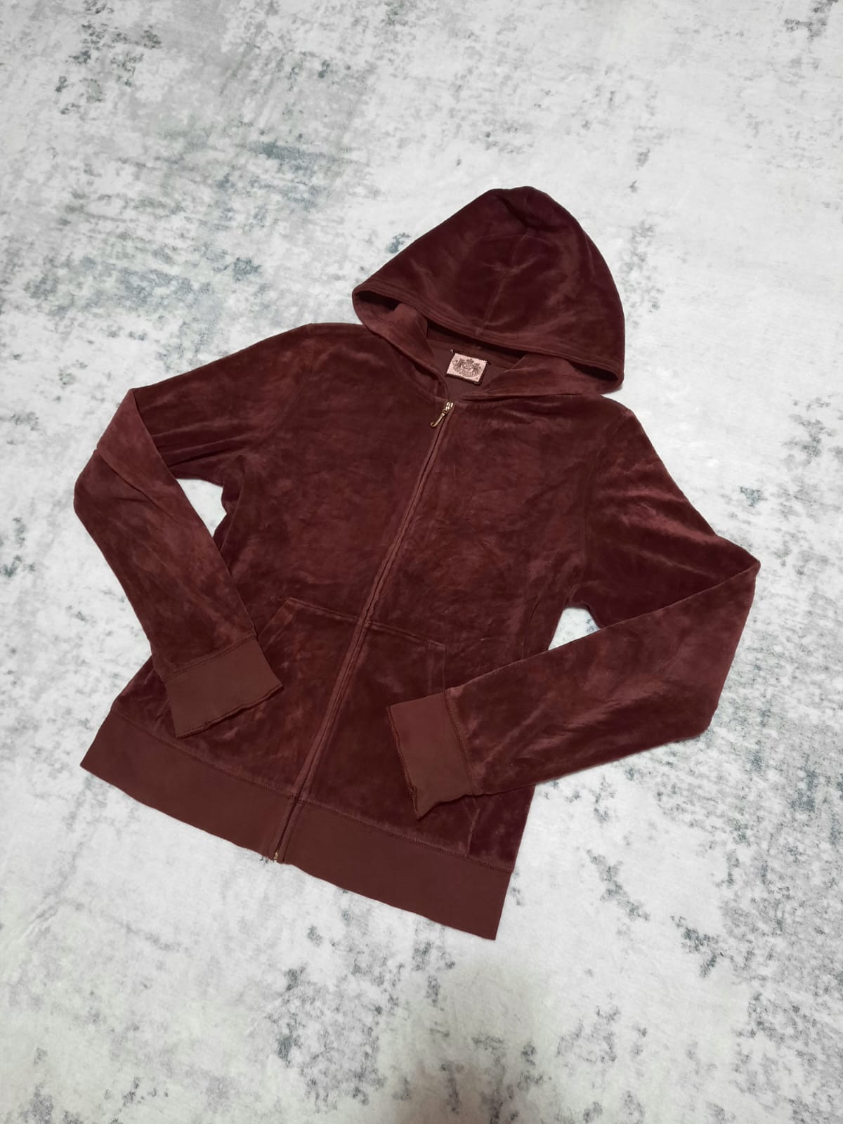 Juicy couture hoodie zip light purple y2k M