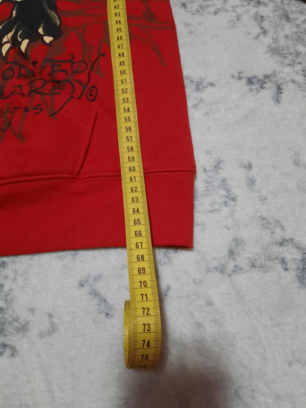 ed hardy red jacket y2k L