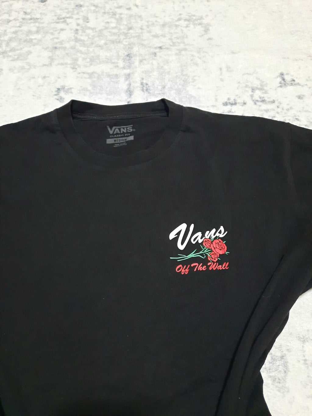 T-shirt Women Vans Retro Off The Wall Fresh Cut M