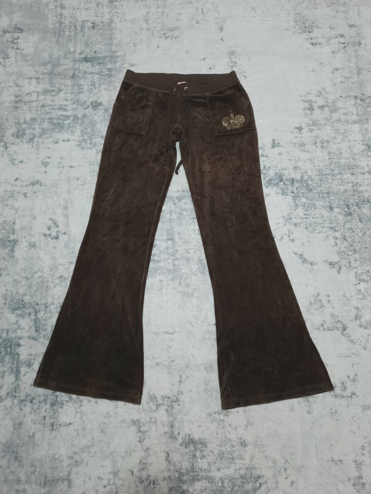 juicy couture dark brown pants bootcut y2k S