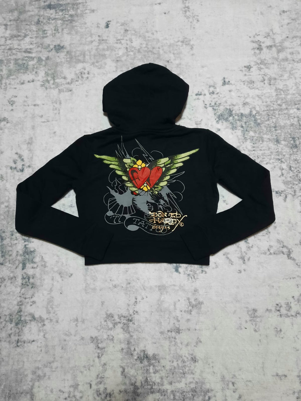 ed hardy black small jacket y2k M