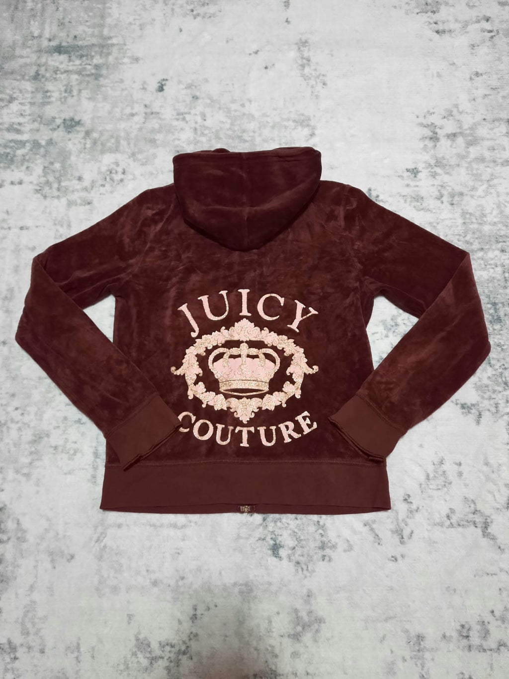 Juicy couture hoodie zip light purple y2k M
