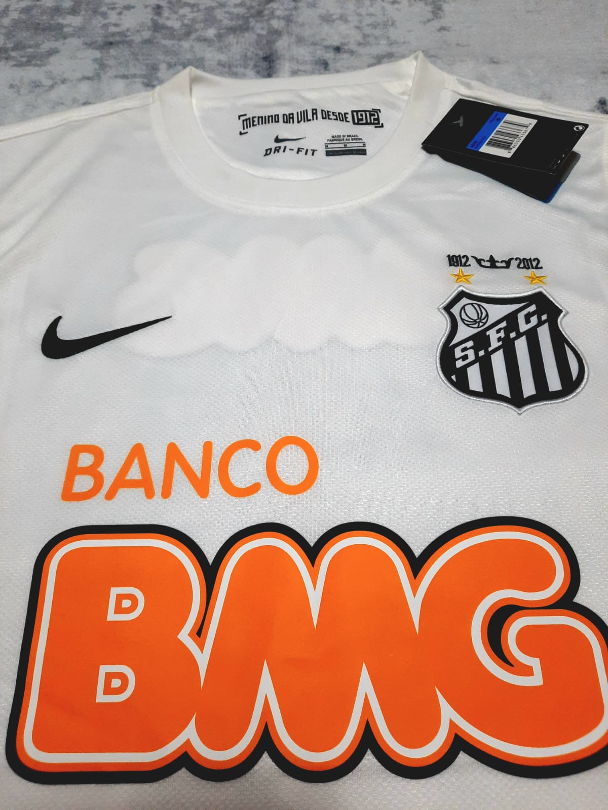 T-shirt Retro Santos Home 11/12 M