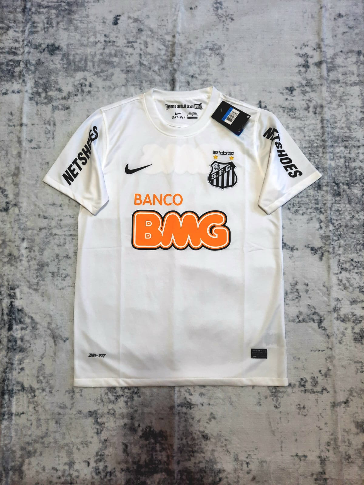 T-shirt Retro Santos Home 11/12 M