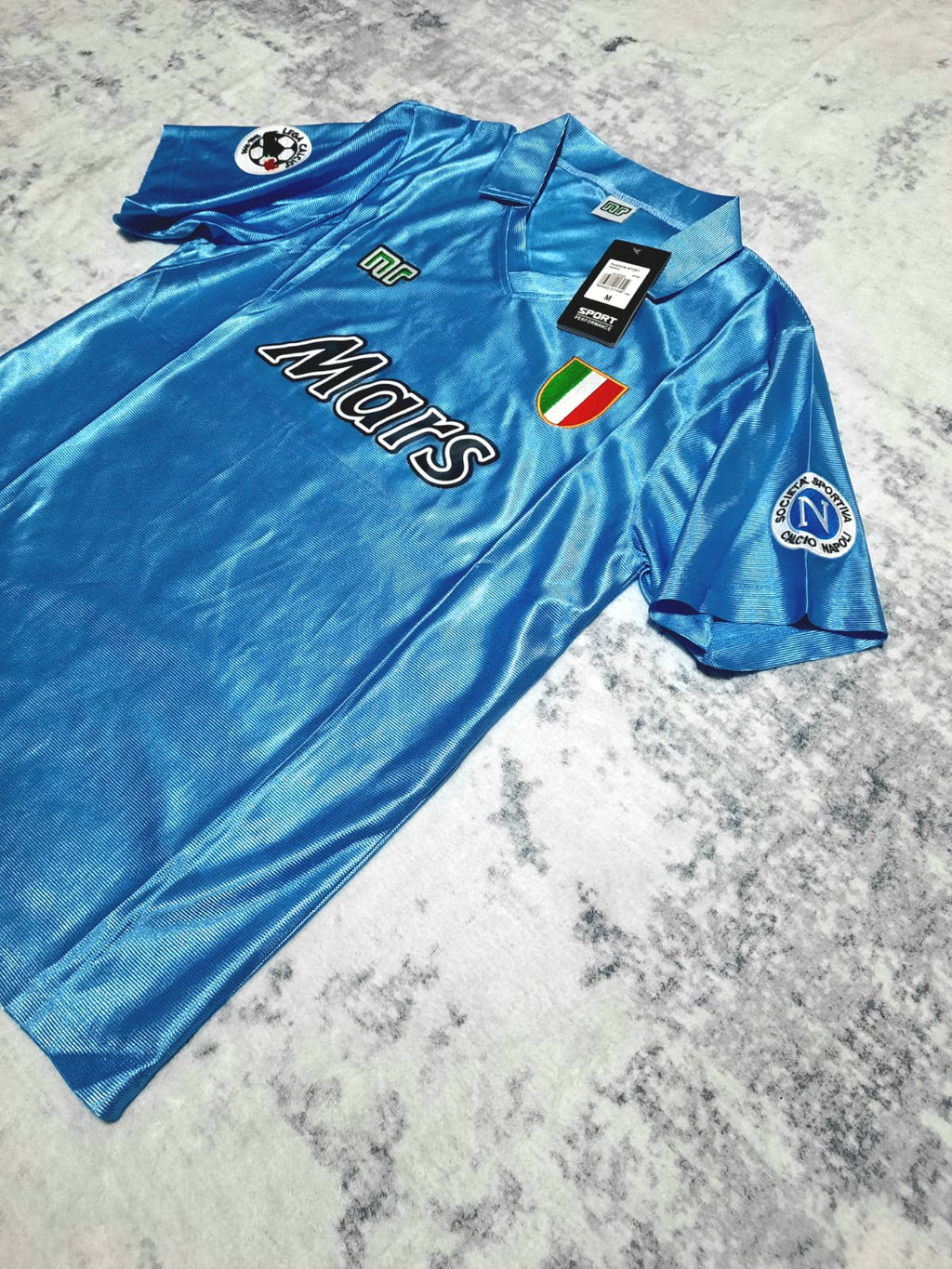 T-shirt Napoli Home 90/91 M Retro