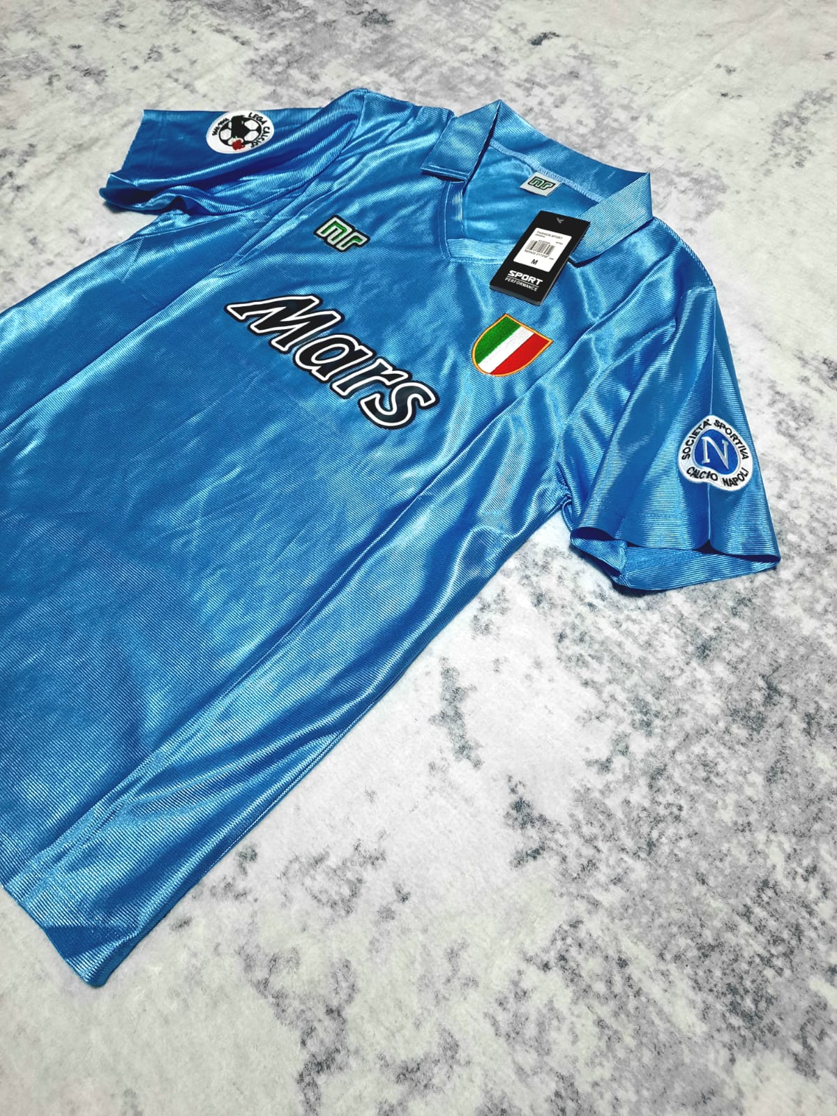 T-shirt Napoli Home 90/91 M Retro