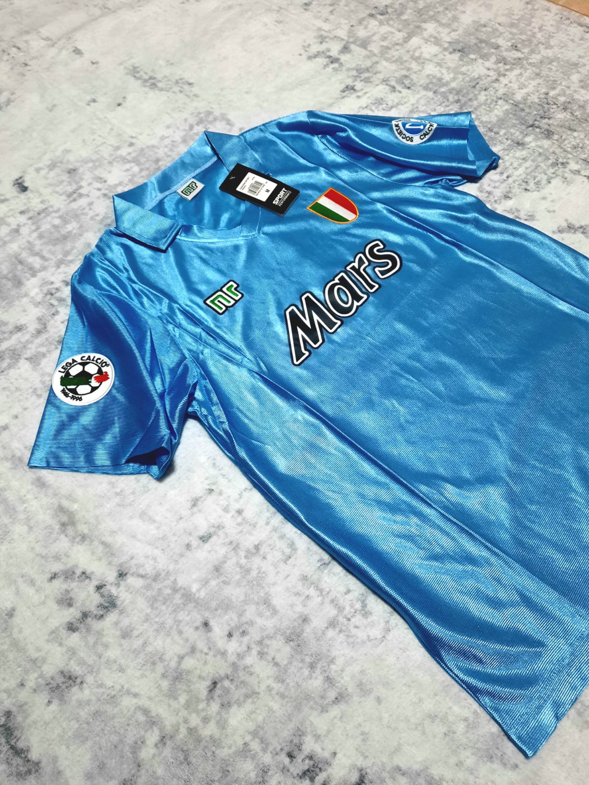 T-shirt Napoli Home 90/91 M Retro