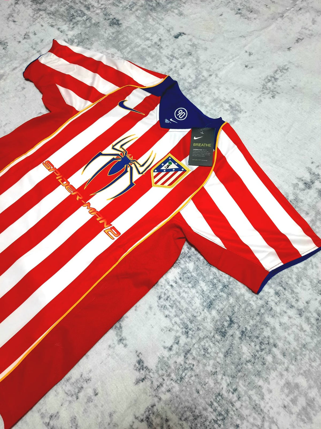 T-shirt Retro Atletico Madrid Home 04/05 Spider Man 2 M