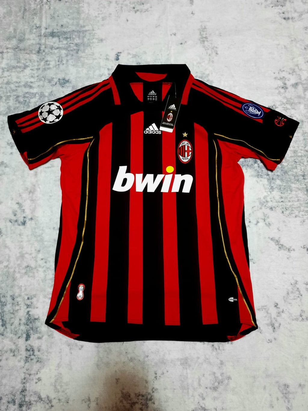 T-shirt Milan 06/07 Home Retro L