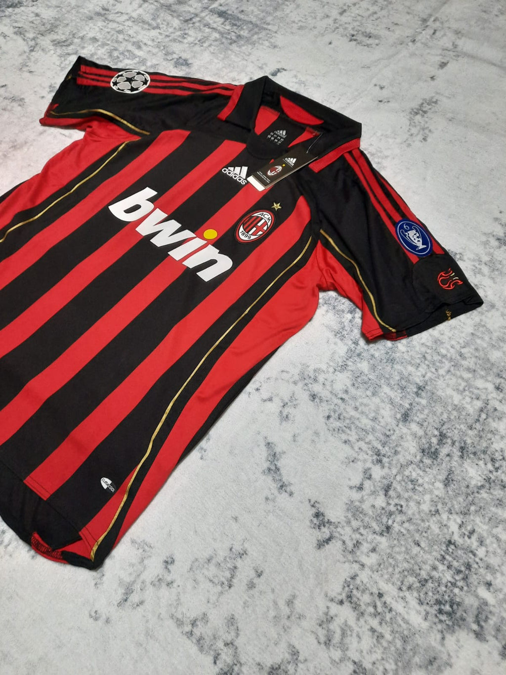 T-shirt Milan 06/07 Home Retro L