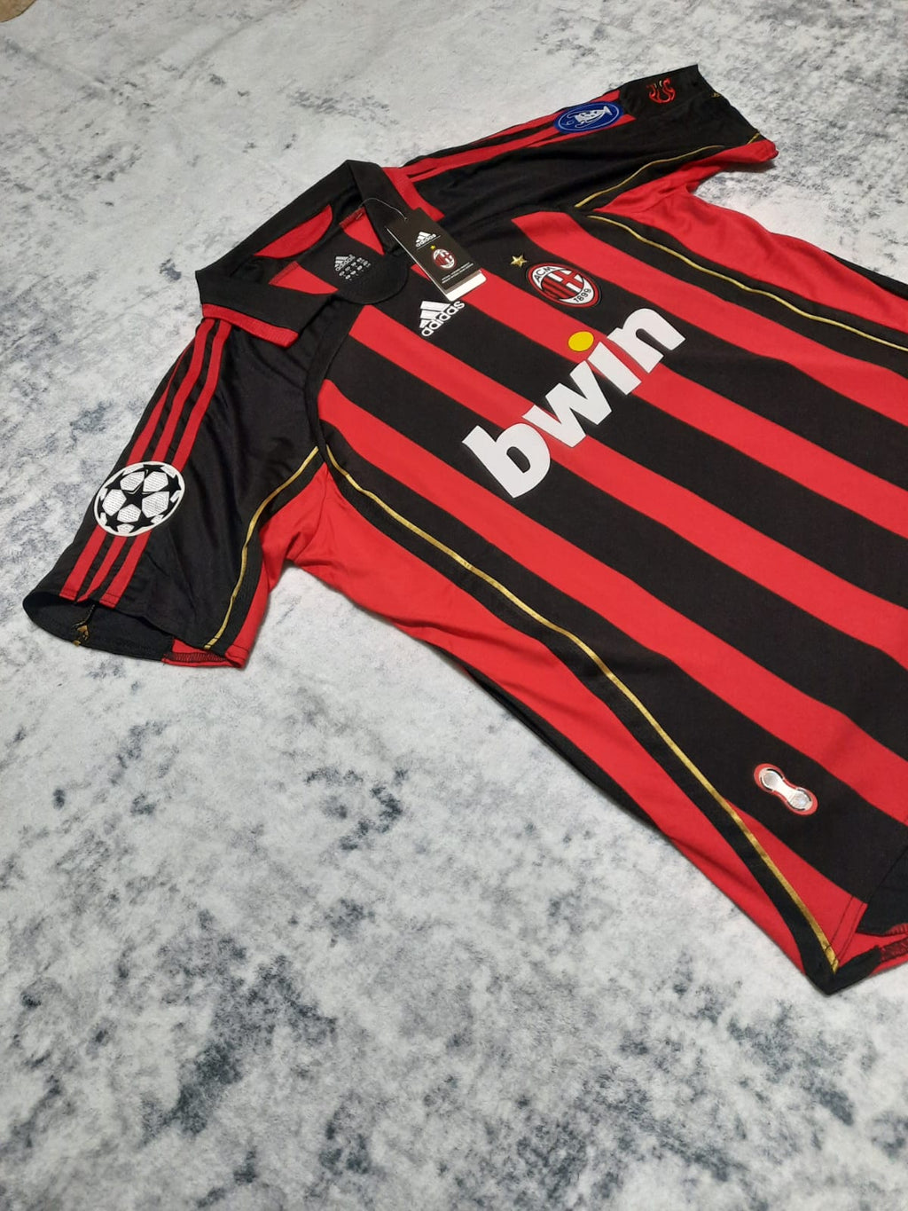 T-shirt Milan 06/07 Home Retro L