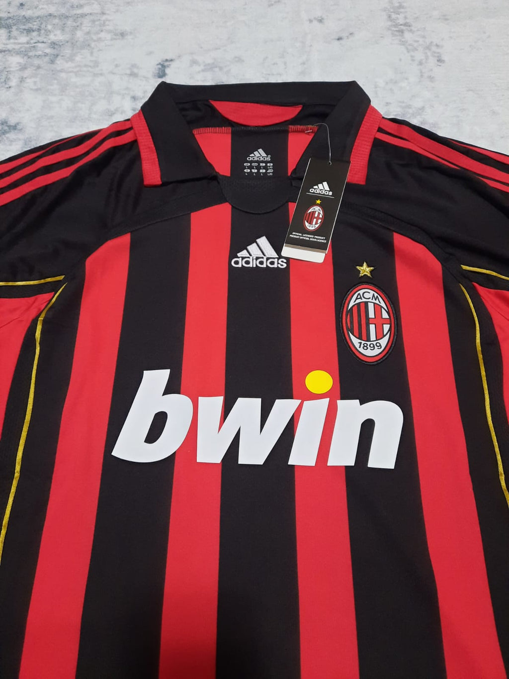 T-shirt Milan 06/07 Home Retro L