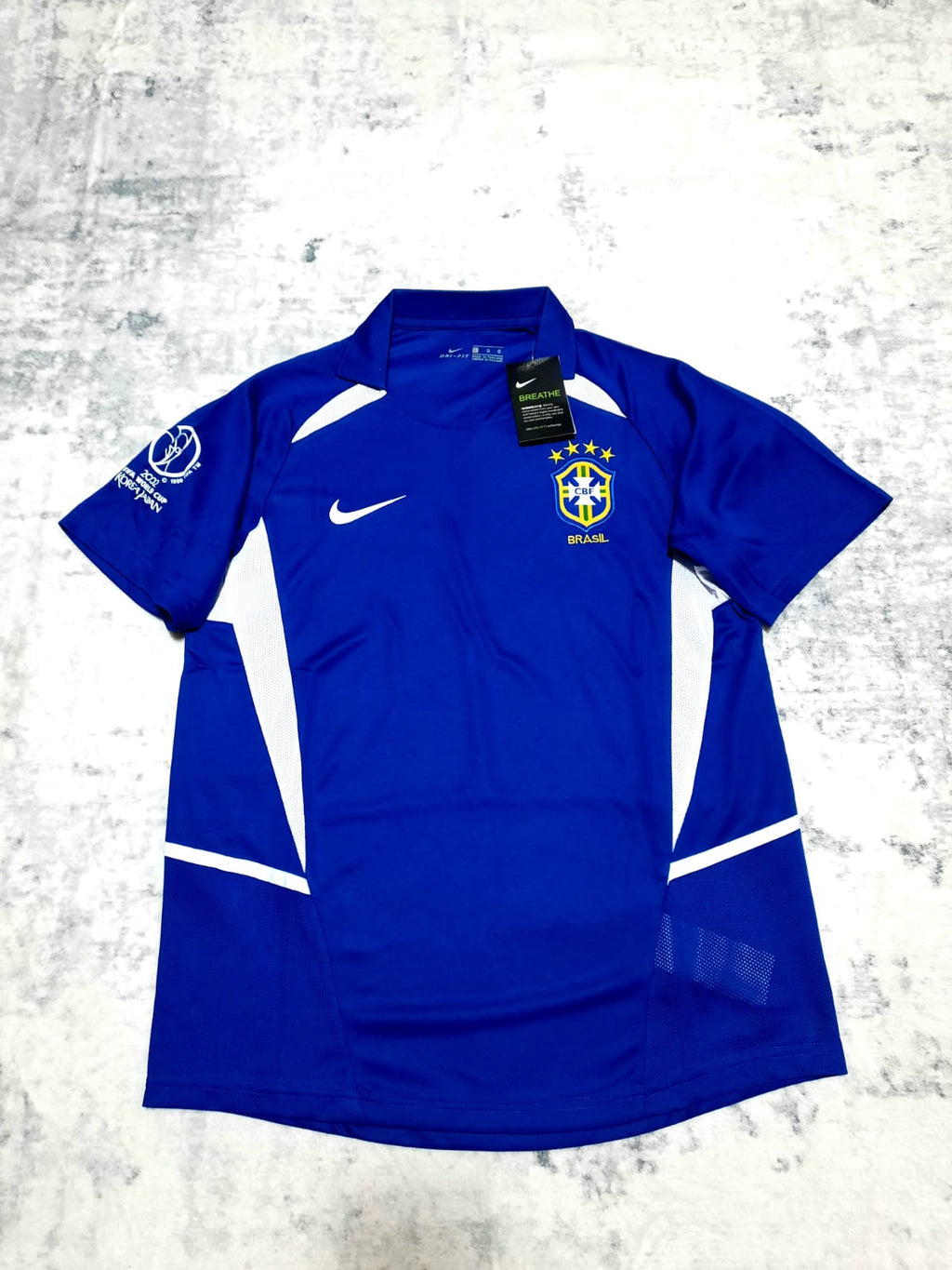 T-shirt Brazil Away World Cup 2002 L