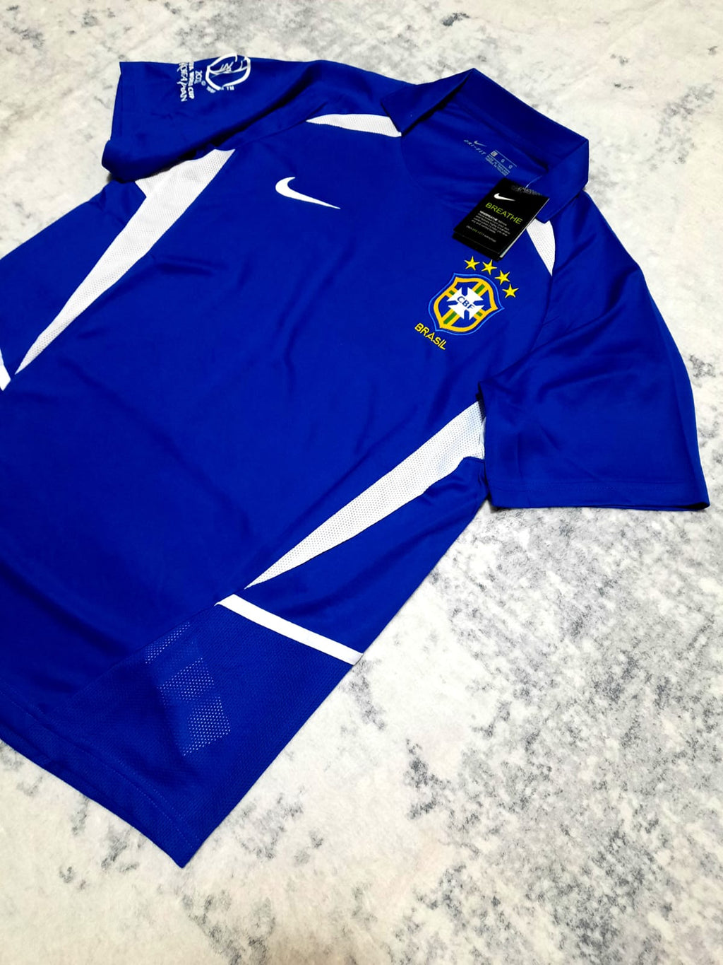 T-shirt Brazil Away World Cup 2002 L