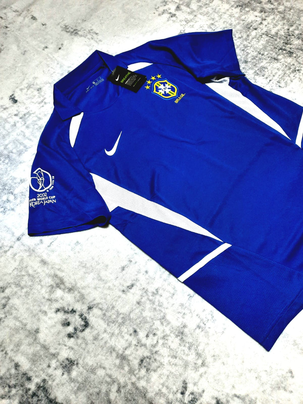 T-shirt Brazil Away World Cup 2002 L