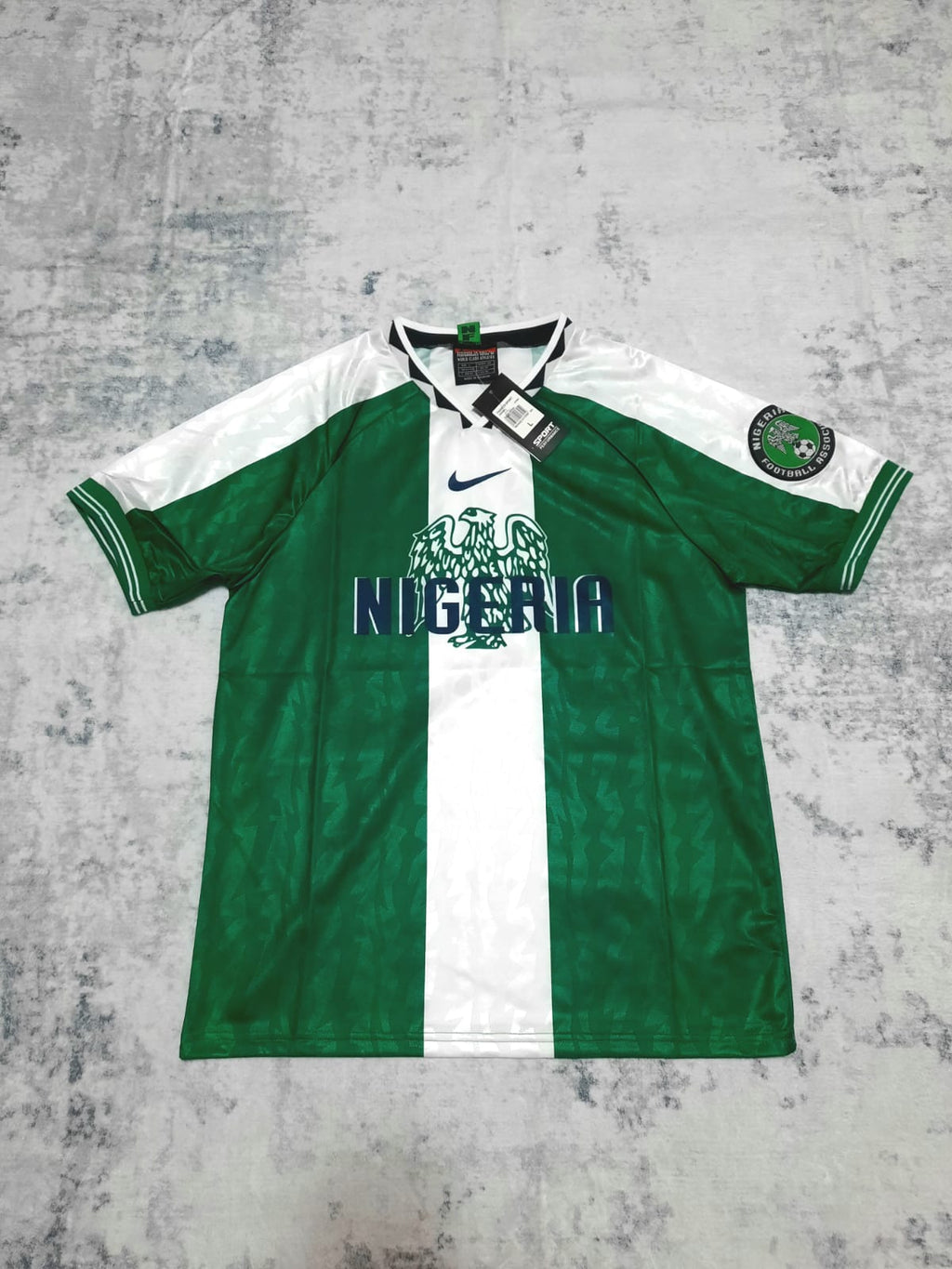 T shirt Nigeria Nike Retro Home 1996 L