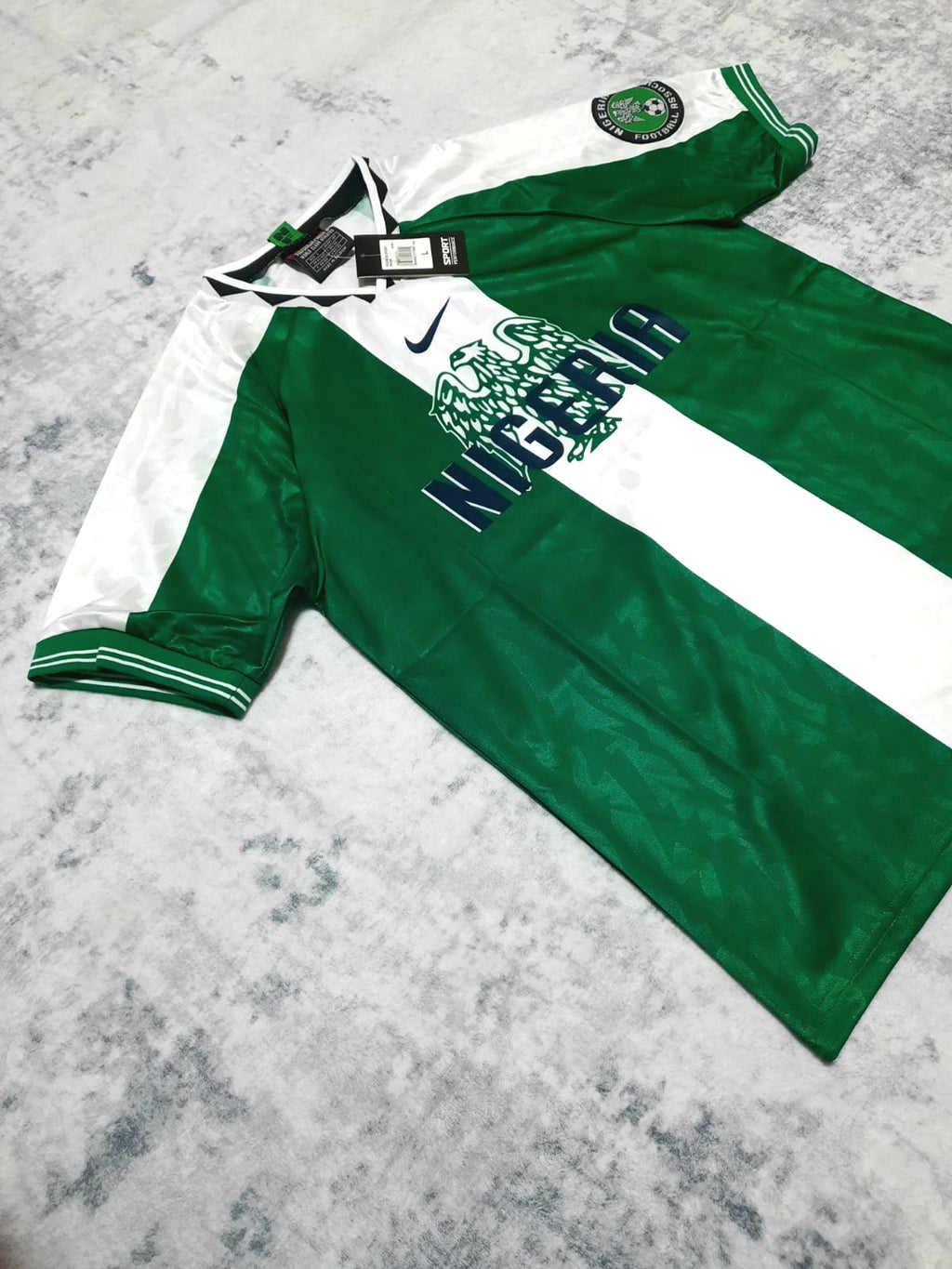 T shirt Nigeria Nike Retro Home 1996 L