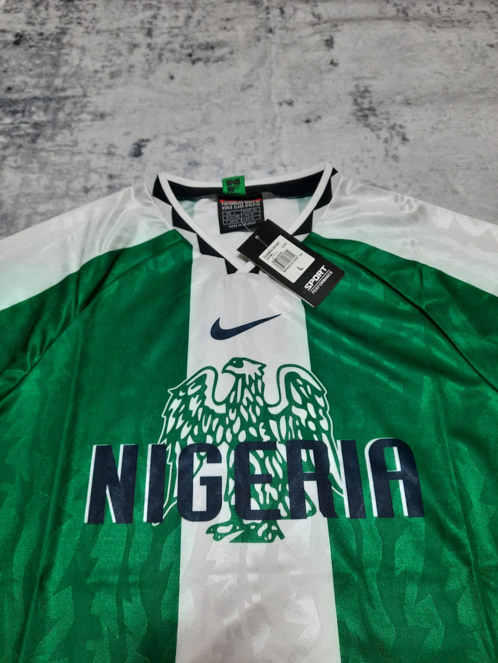 T shirt Nigeria Nike Retro Home 1996 L