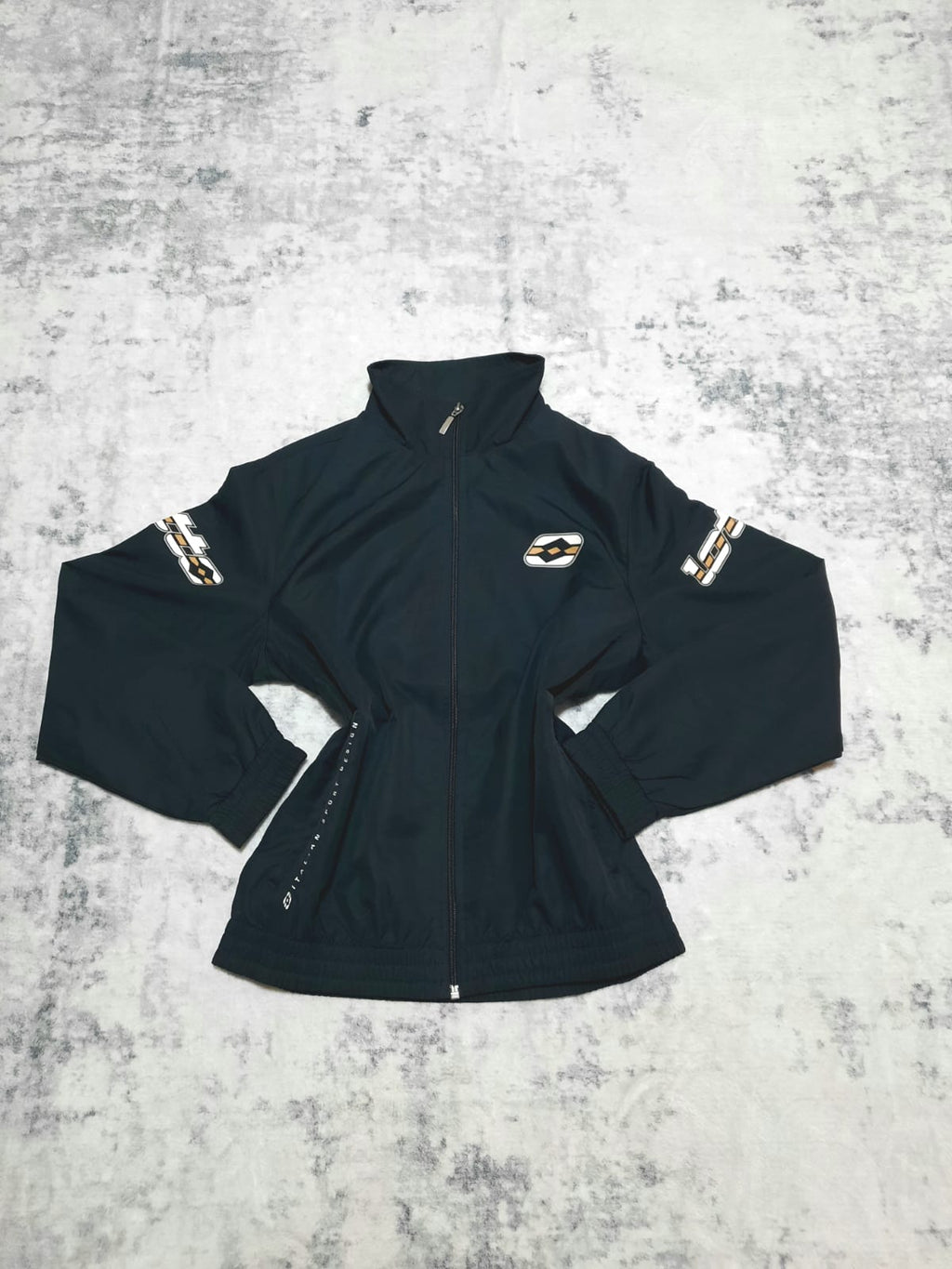 Jacket Women Black Lotto Retro M