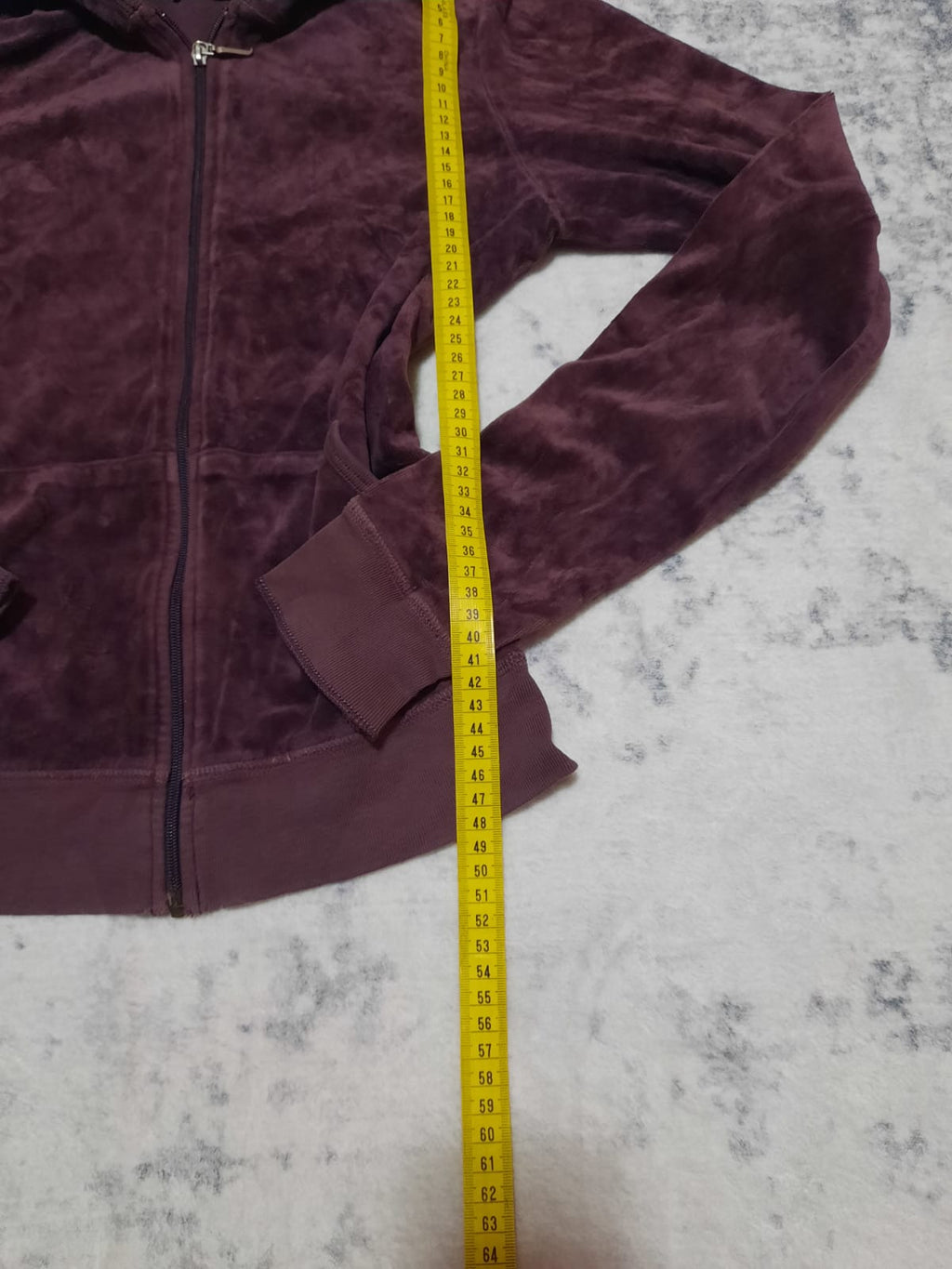 juicy couture dark purple hoodie zip y2k M