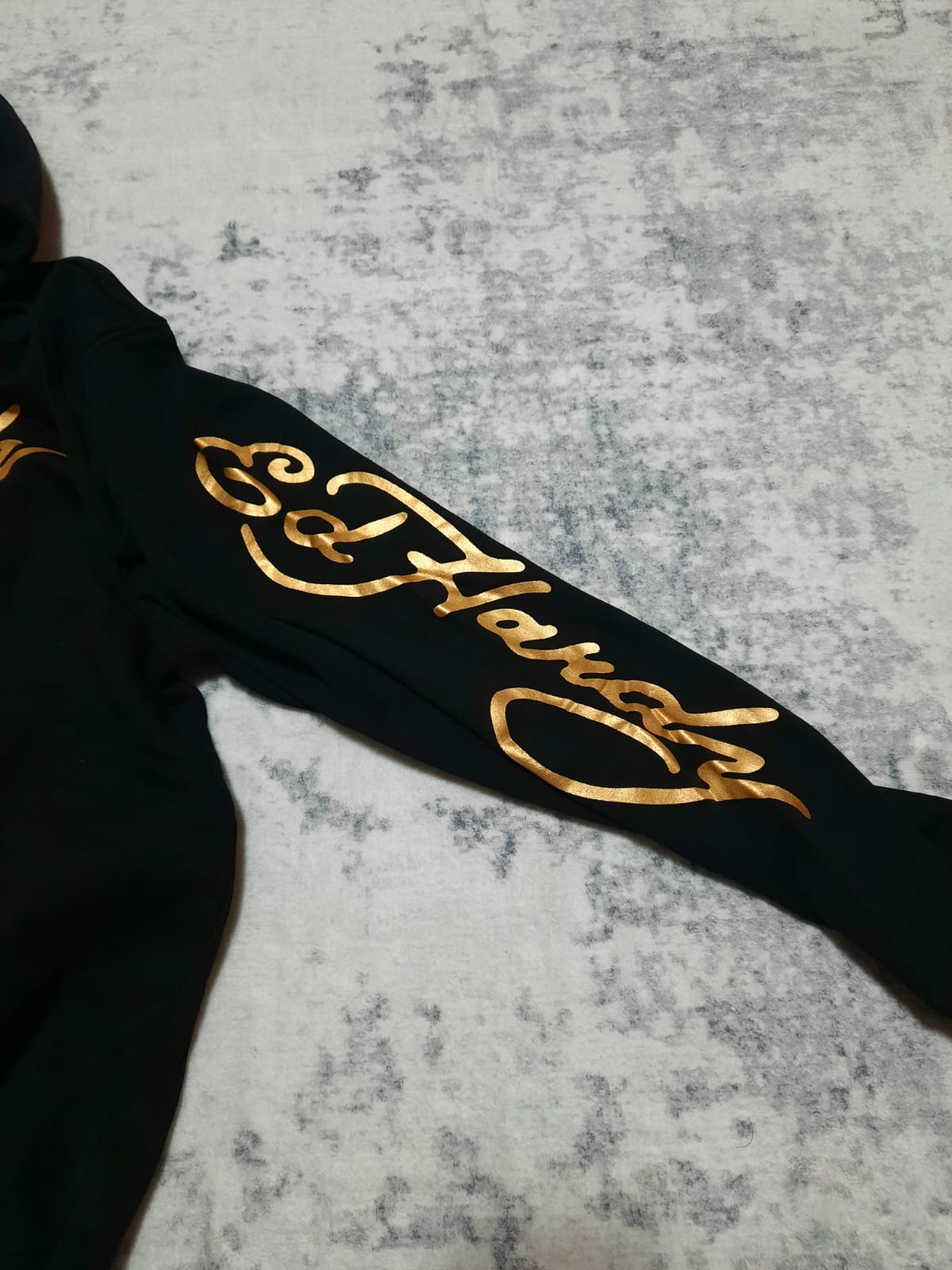 ed hardy black jacket y2k L