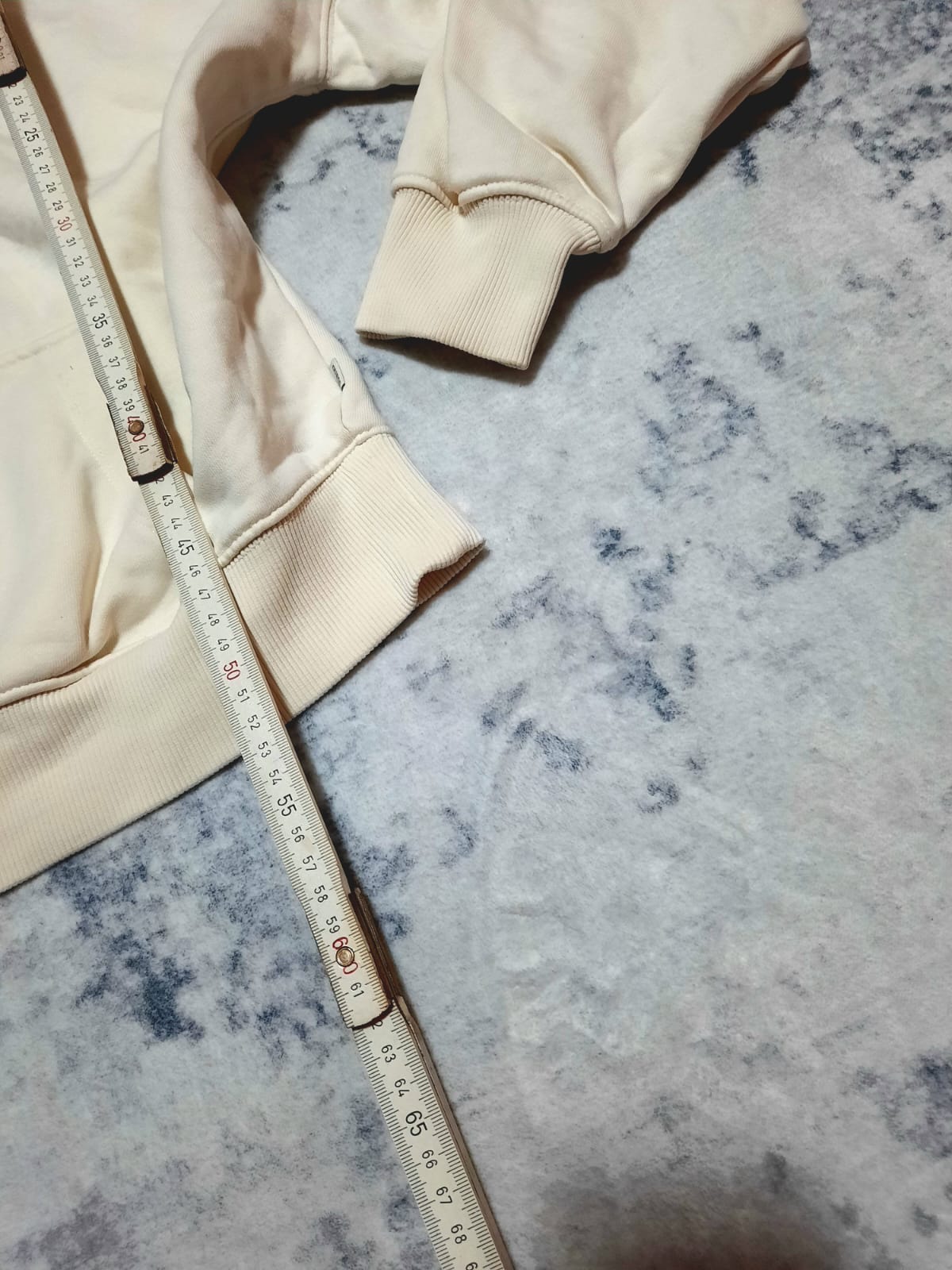 Jacket Crema Guess Jeans Vintage zip Oversized