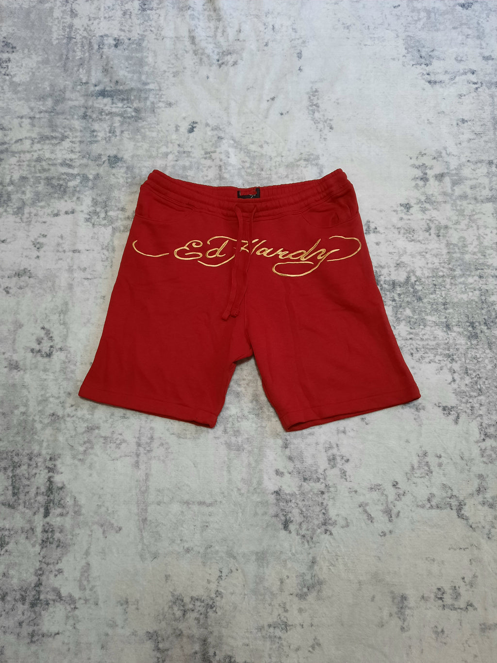 ed hardy shorts red and yellow M