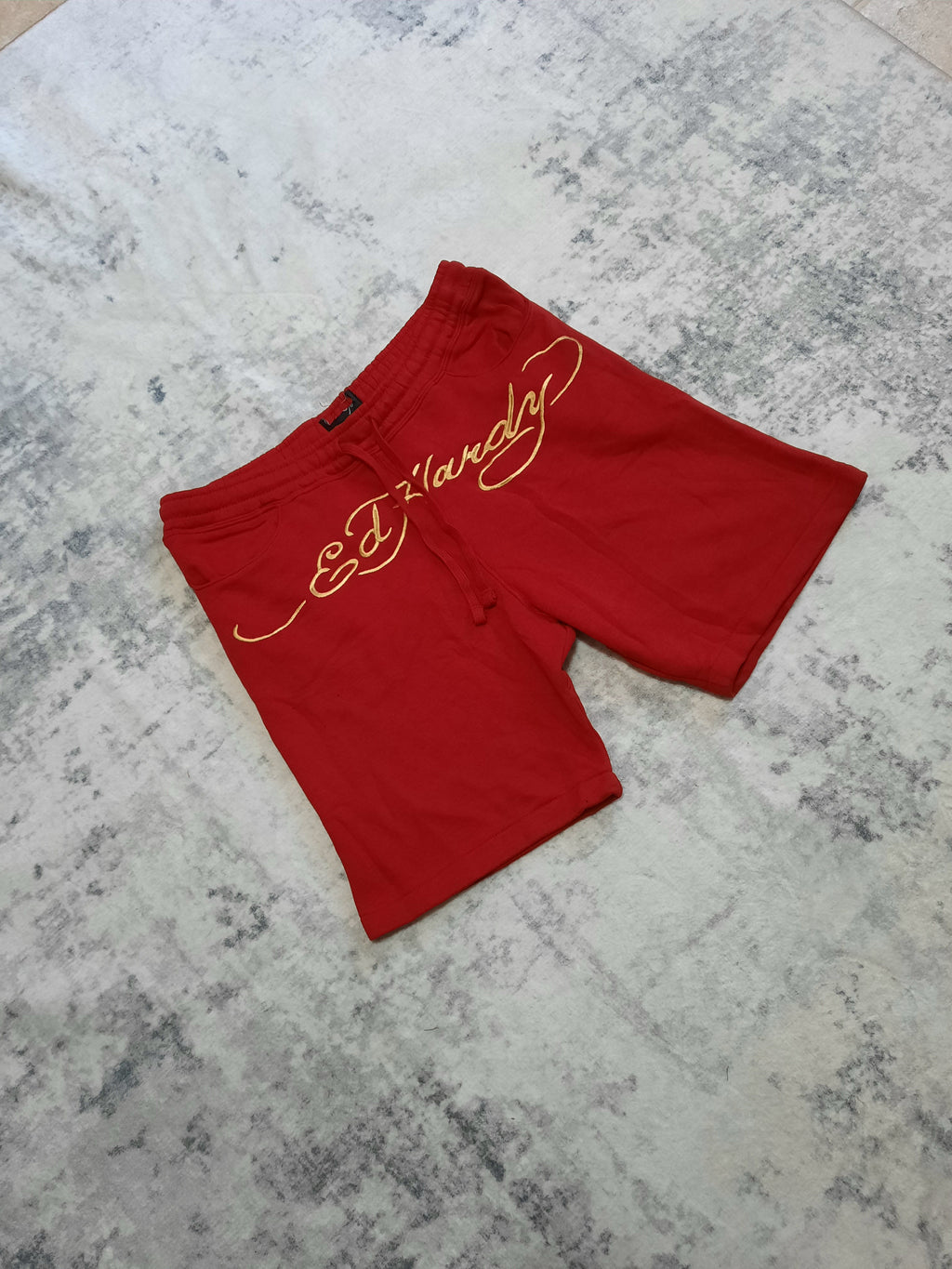 ed hardy shorts red and yellow M