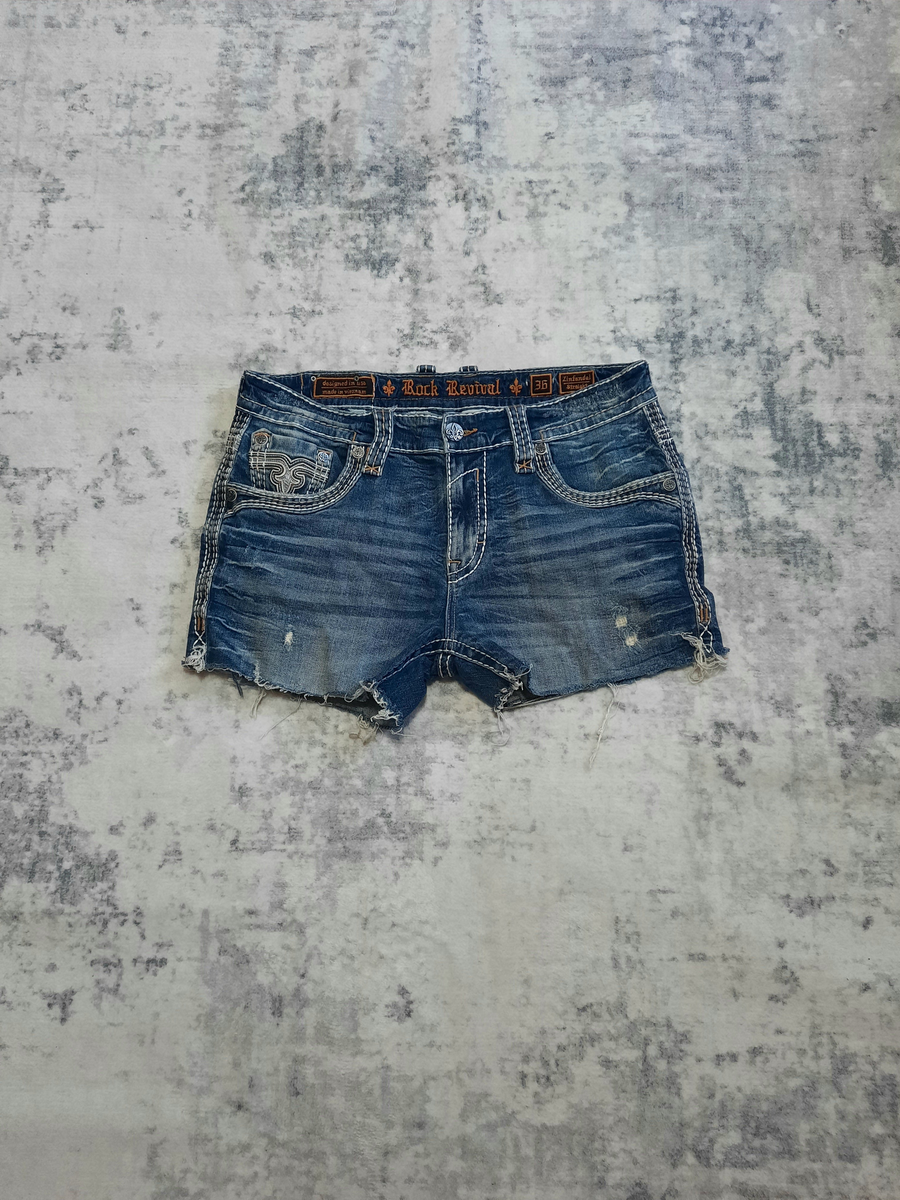 rock revival shorts jeans y2k 36