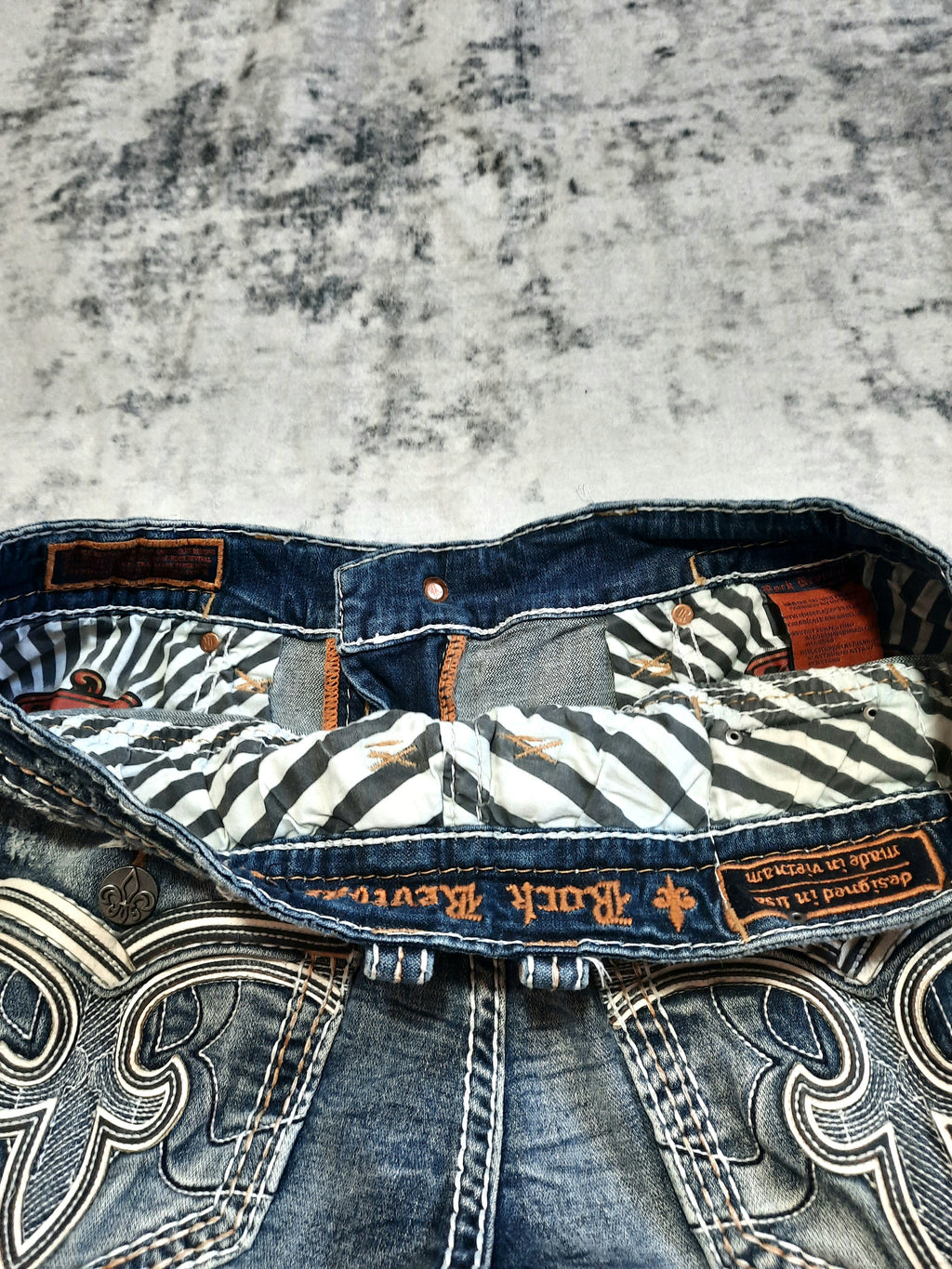 rock revival shorts jeans y2k 36