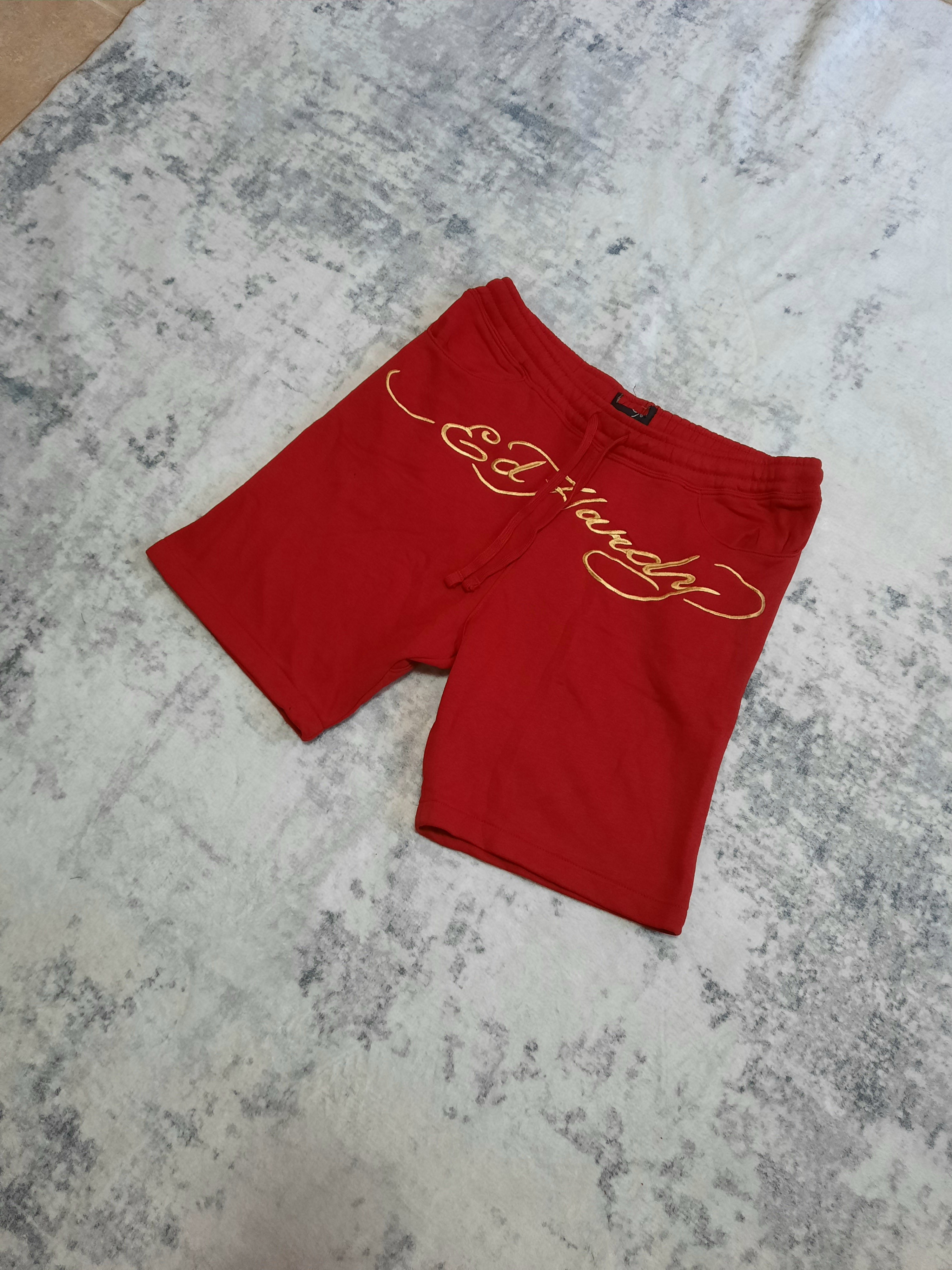 ed hardy shorts red and yellow M