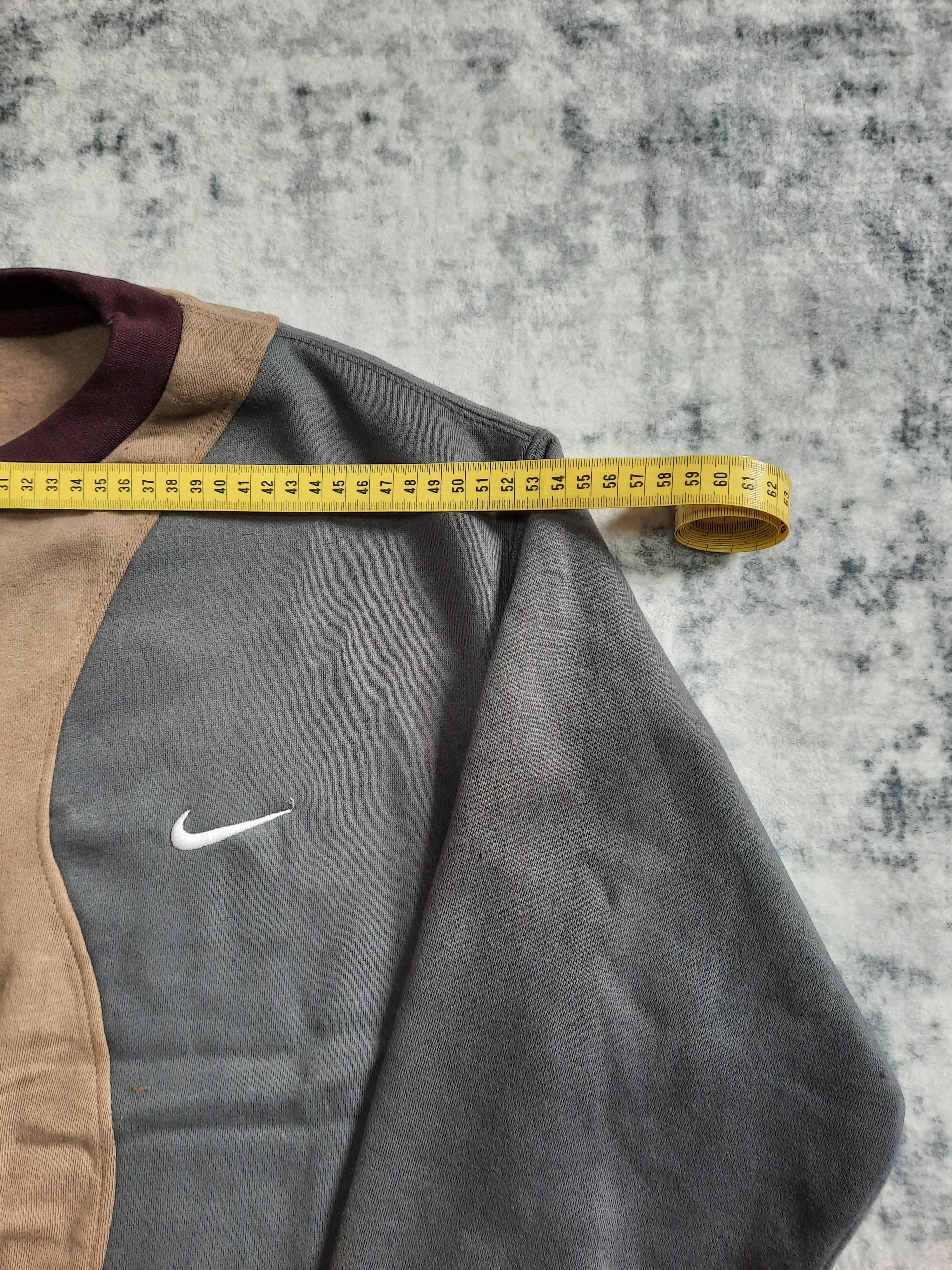 sweat nike retro dark grey, brown and white M