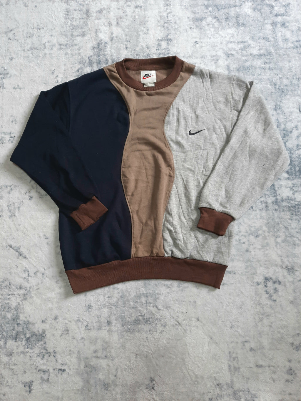 sweat nike retro grey, brown and  black S