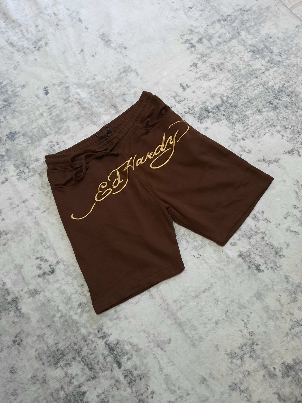 ed hardy shorts brown and yellow M