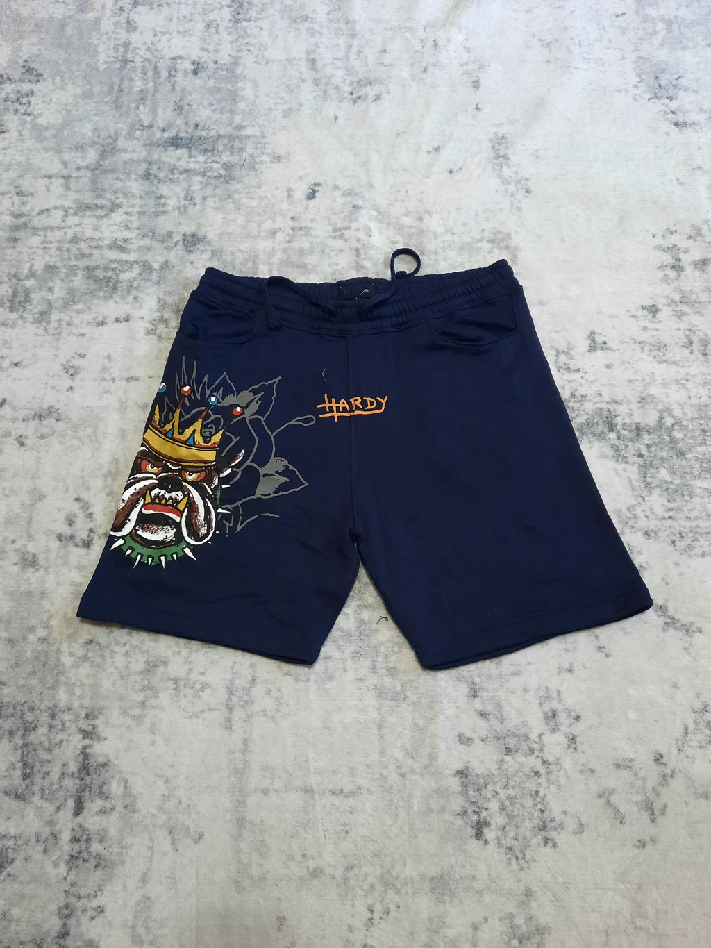ed hardy shorts blue and orange L