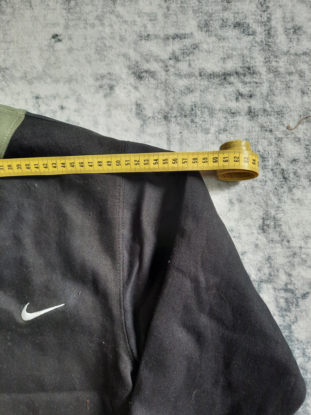 sweat nike retro black, green and grey S