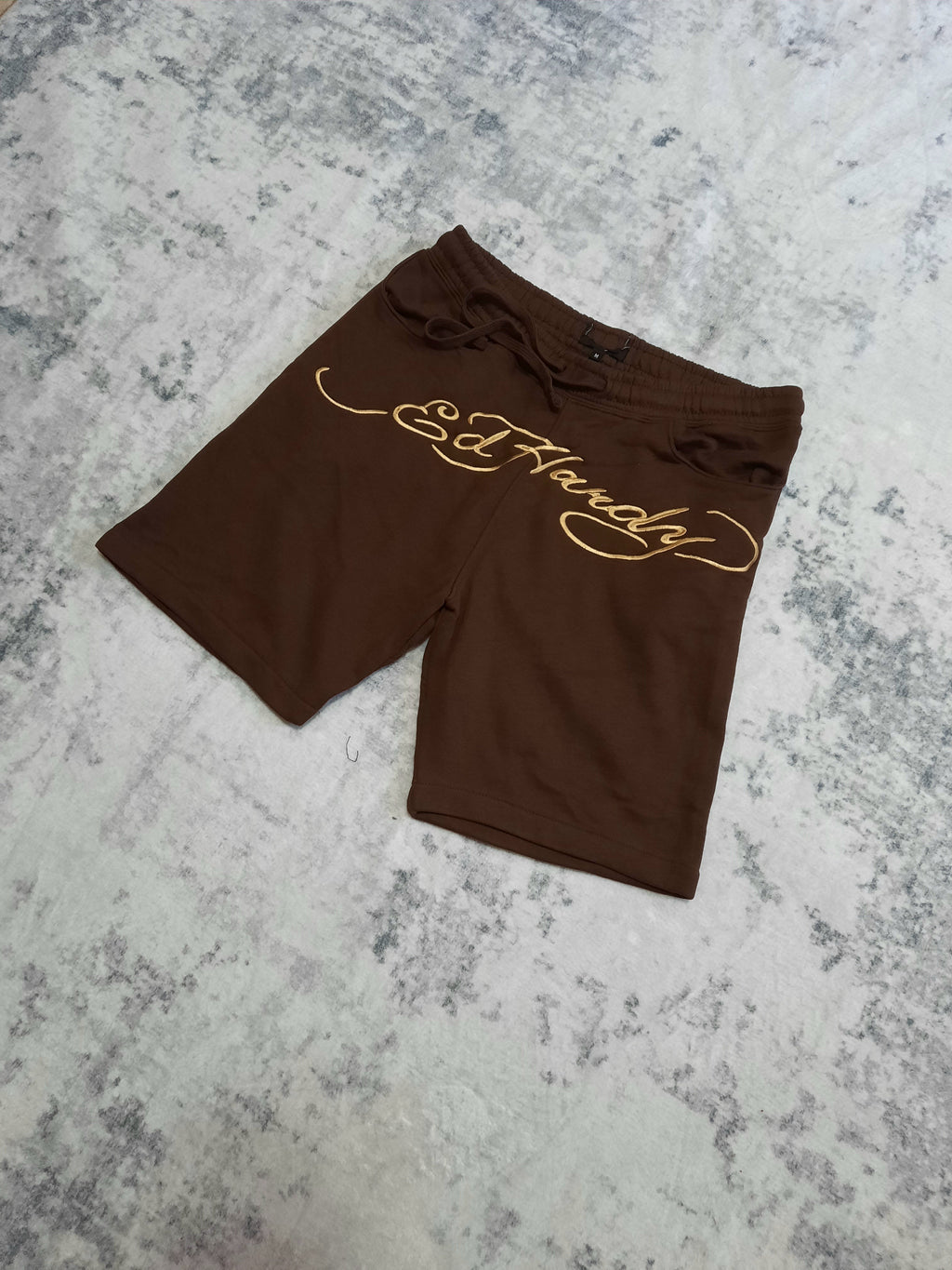 ed hardy shorts brown and yellow M