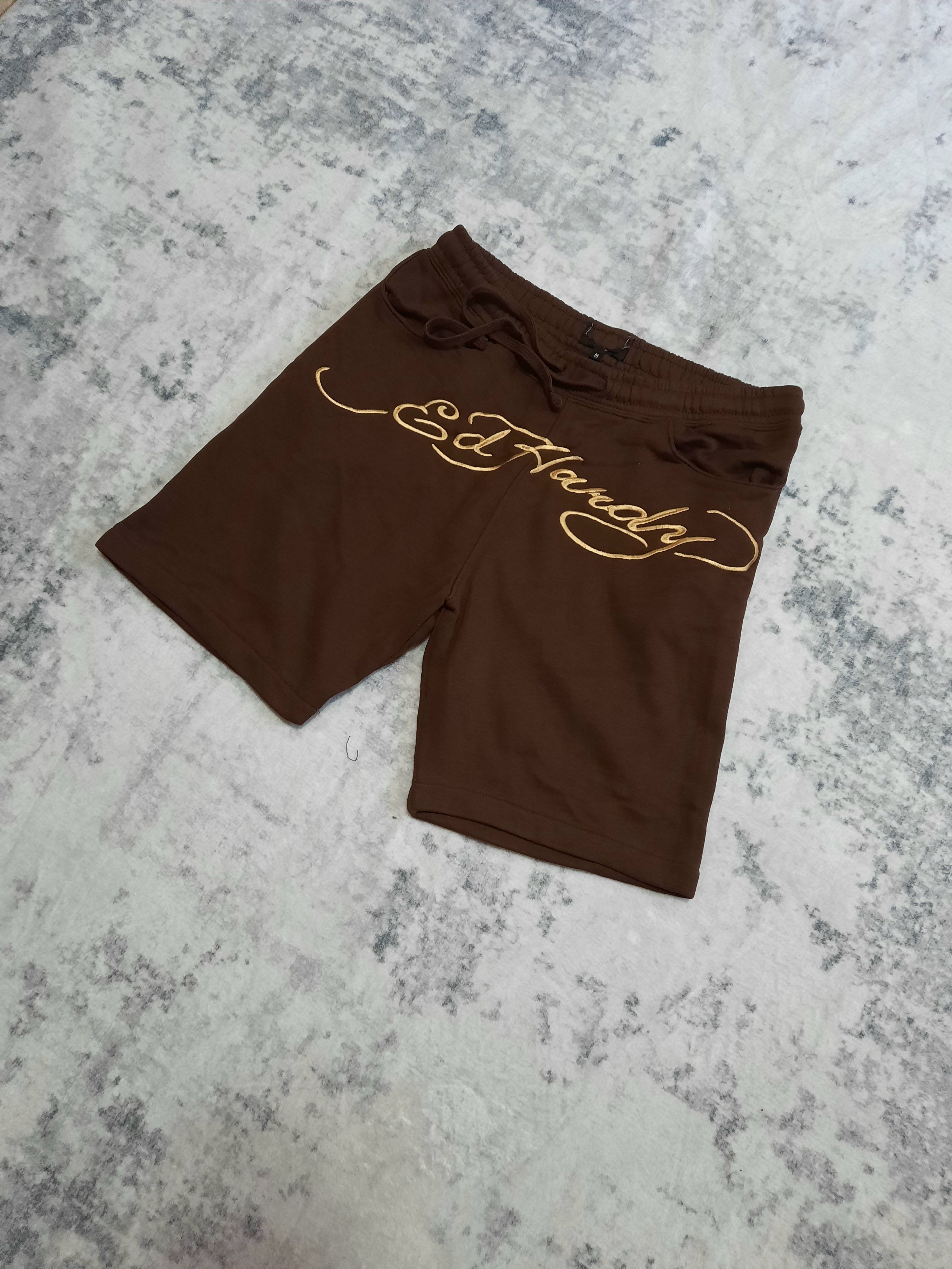 ed hardy shorts brown and yellow M