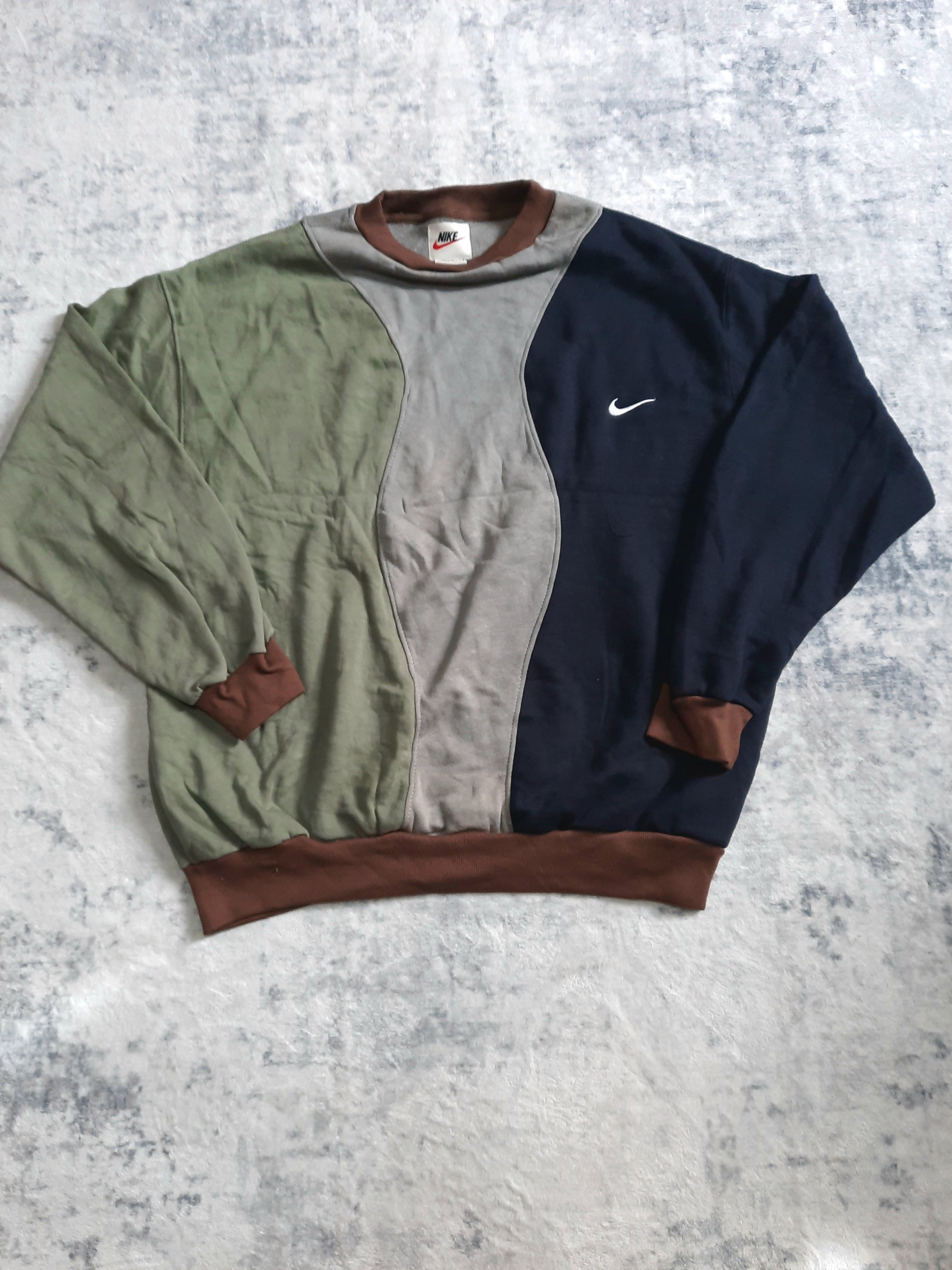 sweat nike retro black, grey, green, brown XL