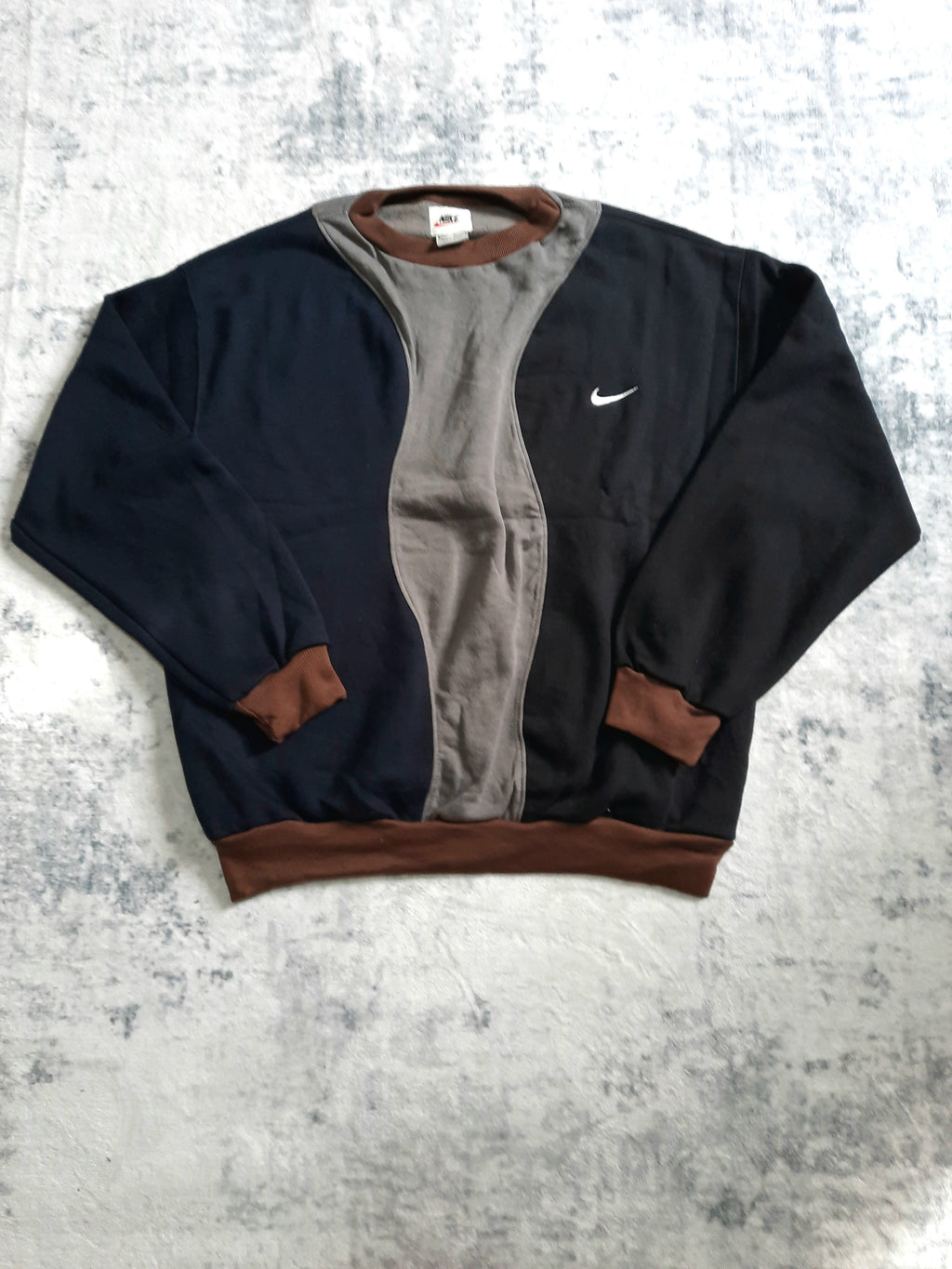 sweat nike retro black, grey and brown