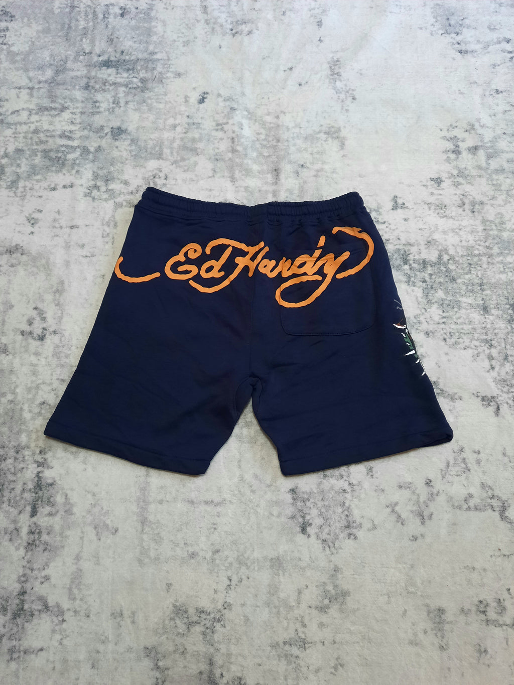ed hardy shorts blue and orange L